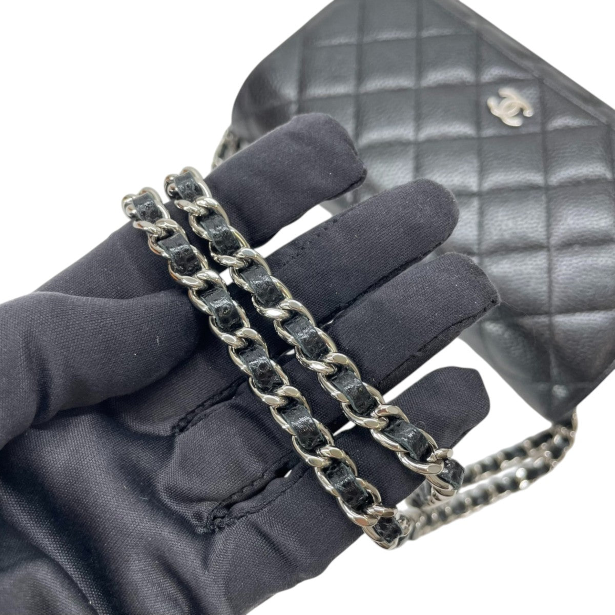 Chanel Wallet on Chain WOC Black Caviar SHW 2996