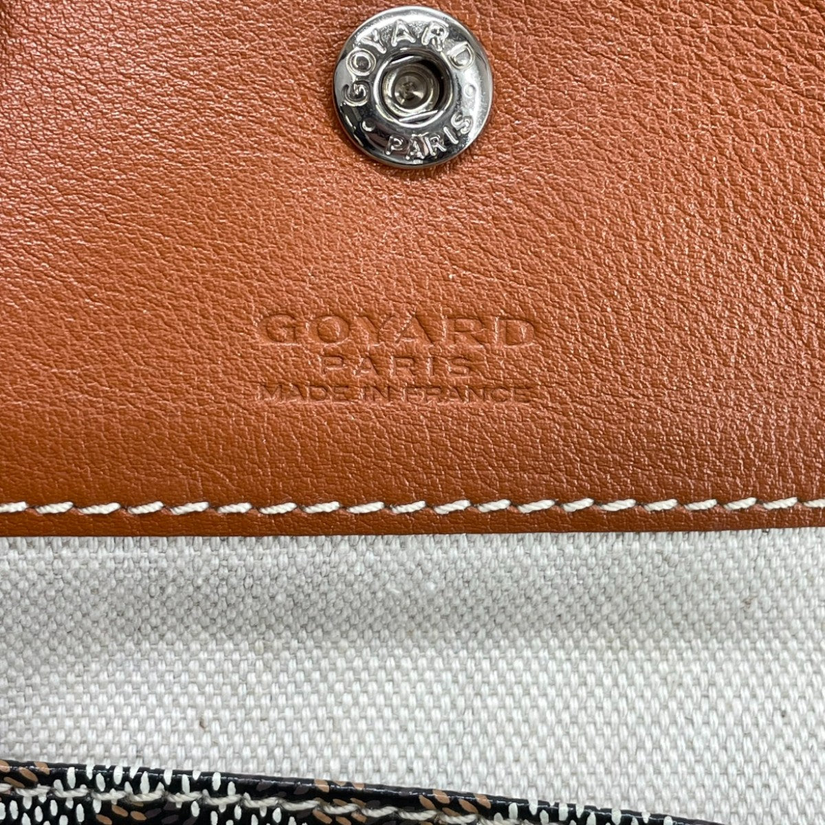 Goyard Saint Louis GM Black Tan Goyardine 3000