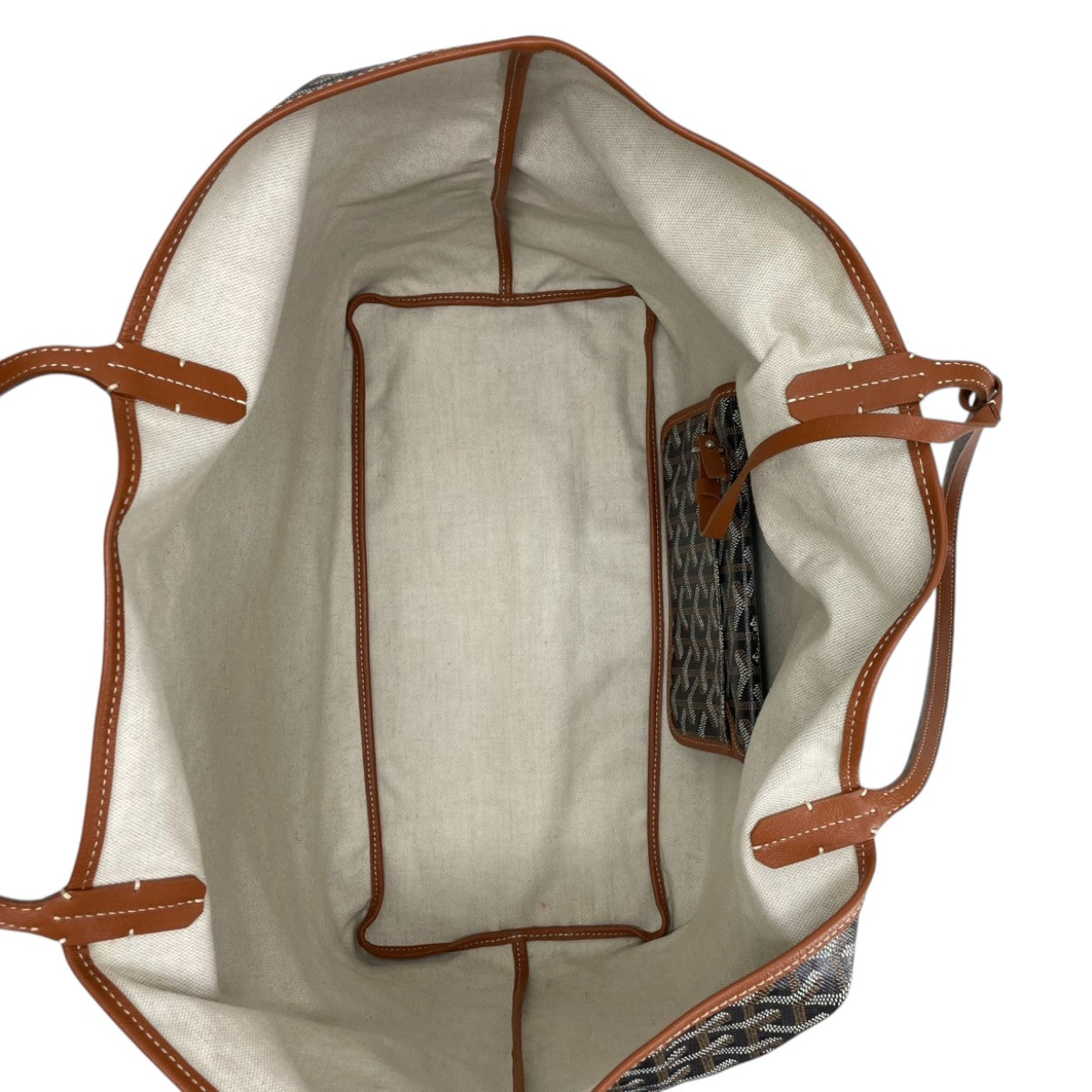 Goyard Saint Louis GM Black Tan Goyardine 3000