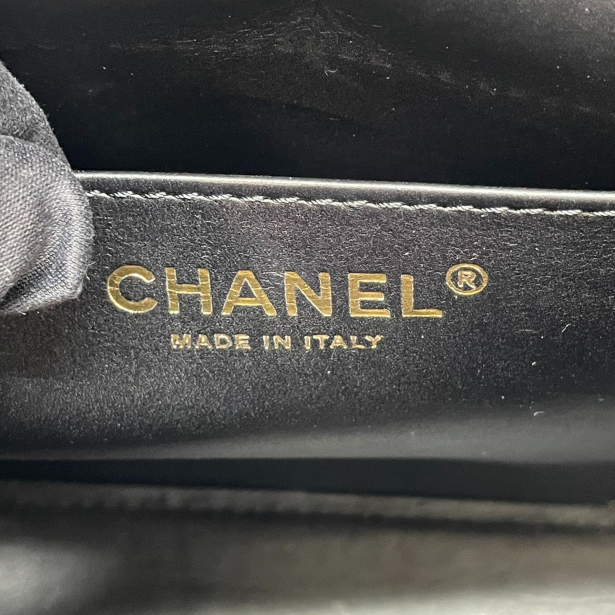 Chanel Nailed CC Full Flap Quilted Black Calfskin 3007