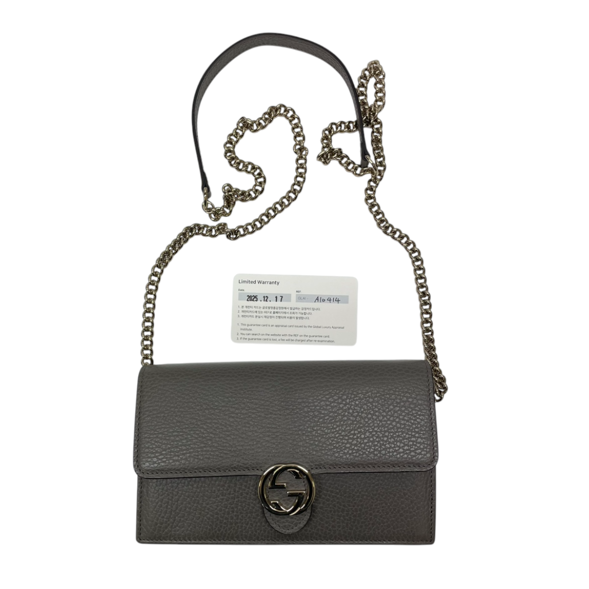 Gucci Interlocking GG Crossbody Grey 3022