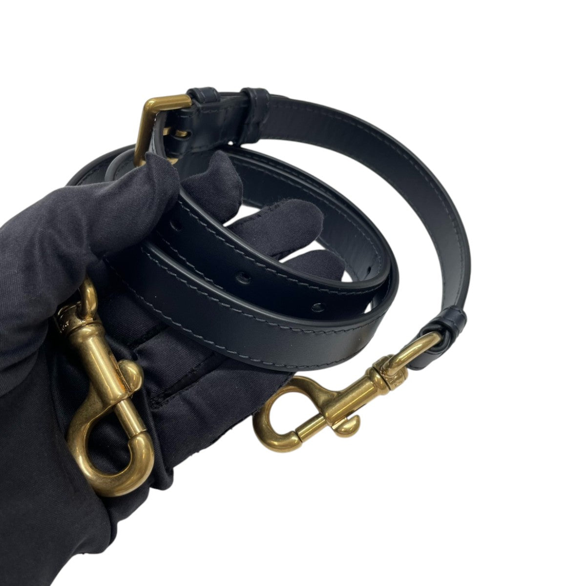 Dior Saddle Medium Shoulder Bag w/ Strap Blue Oblique 3004