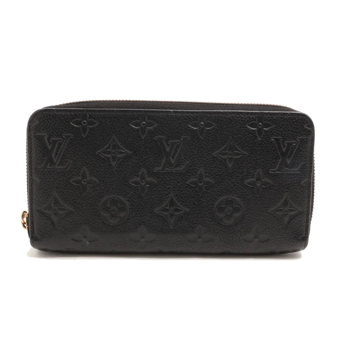 Louis Vuitton Zippy Wallet Black Empreinte Leather 3494
