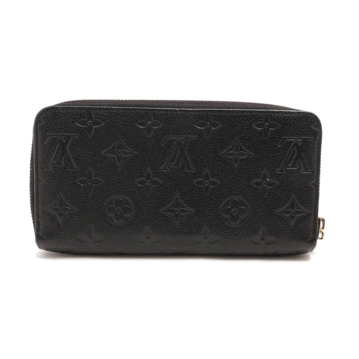 Louis Vuitton Zippy Wallet Black Empreinte Leather 3494