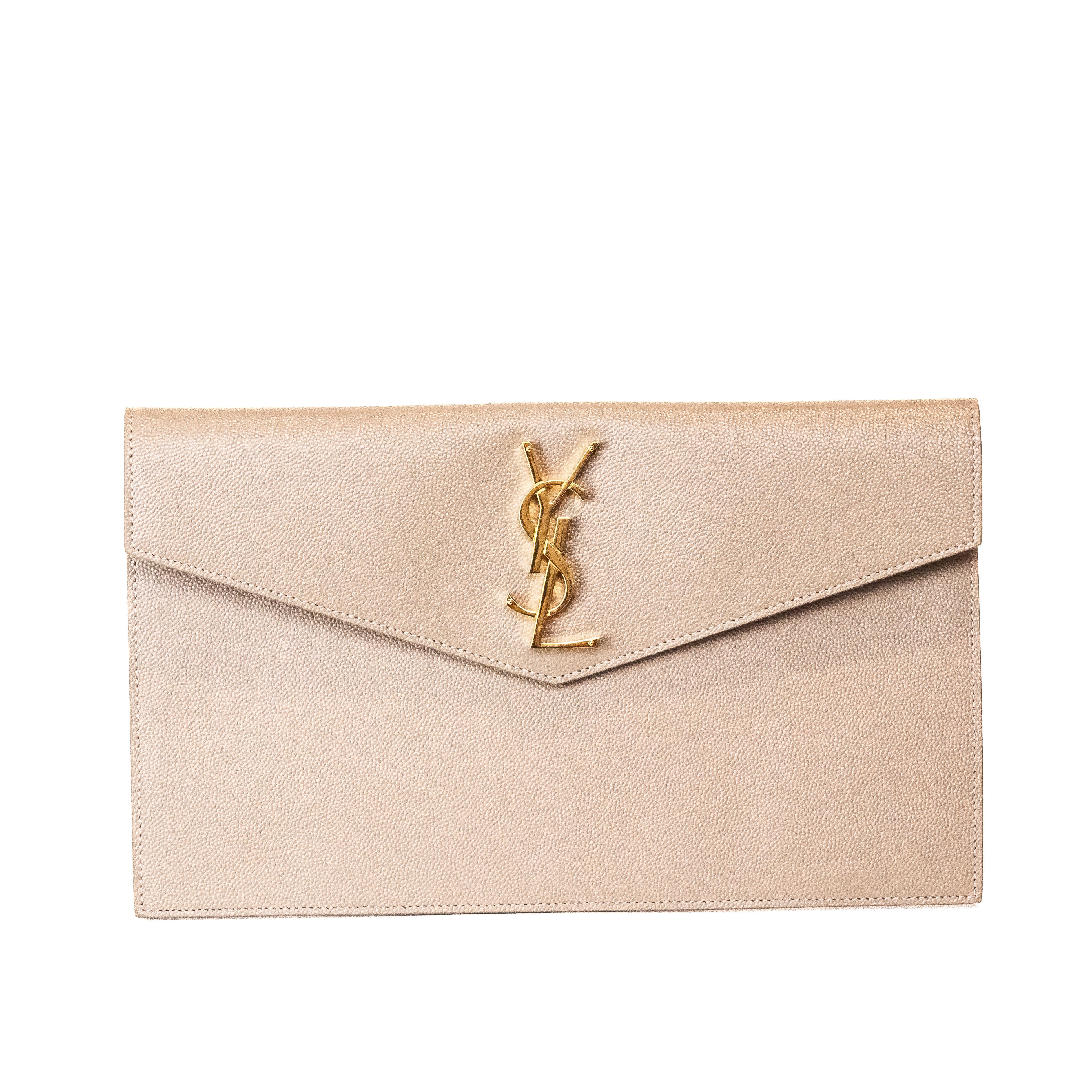 YSL Uptown Pouch Pale Pink