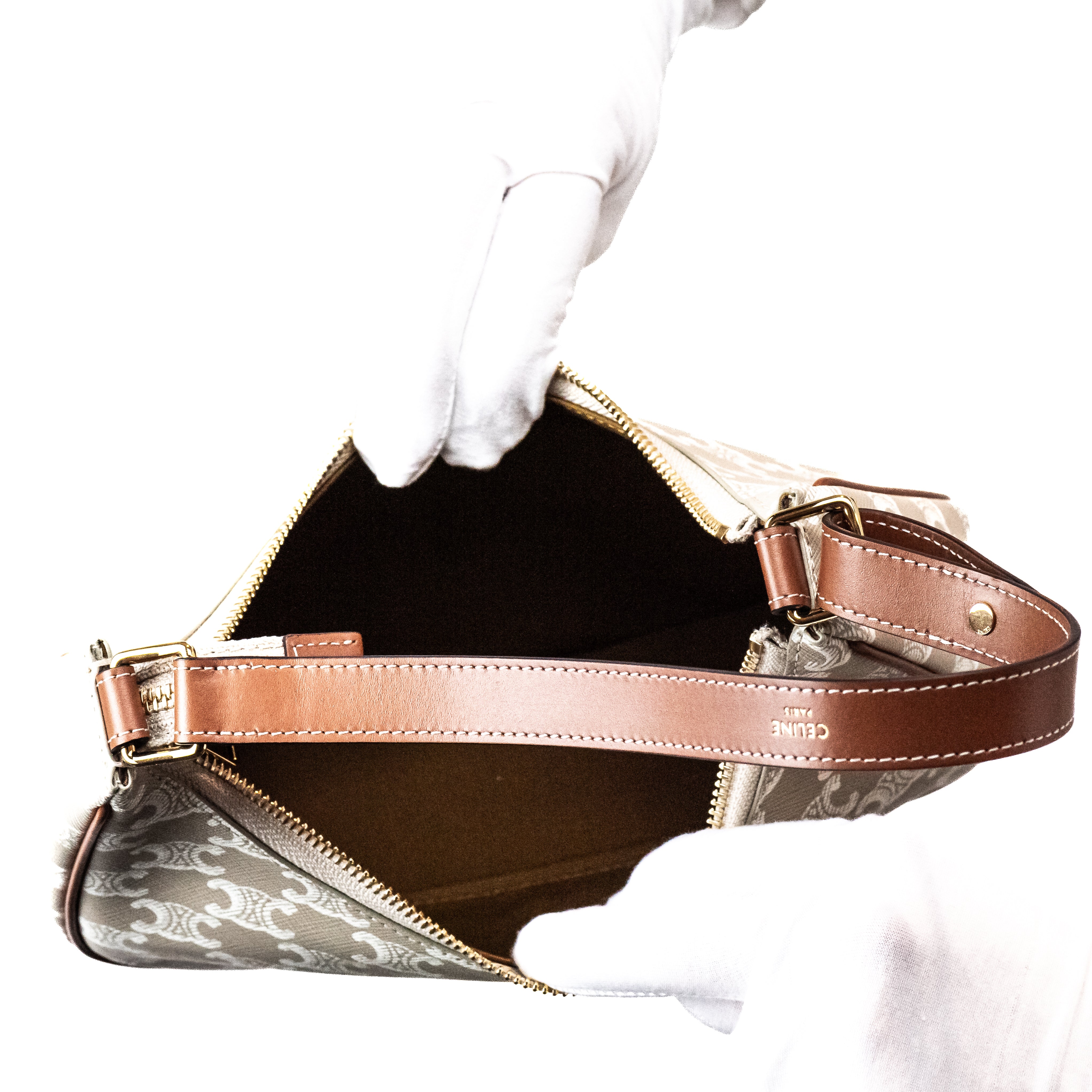 Celine Ava White Triomphe