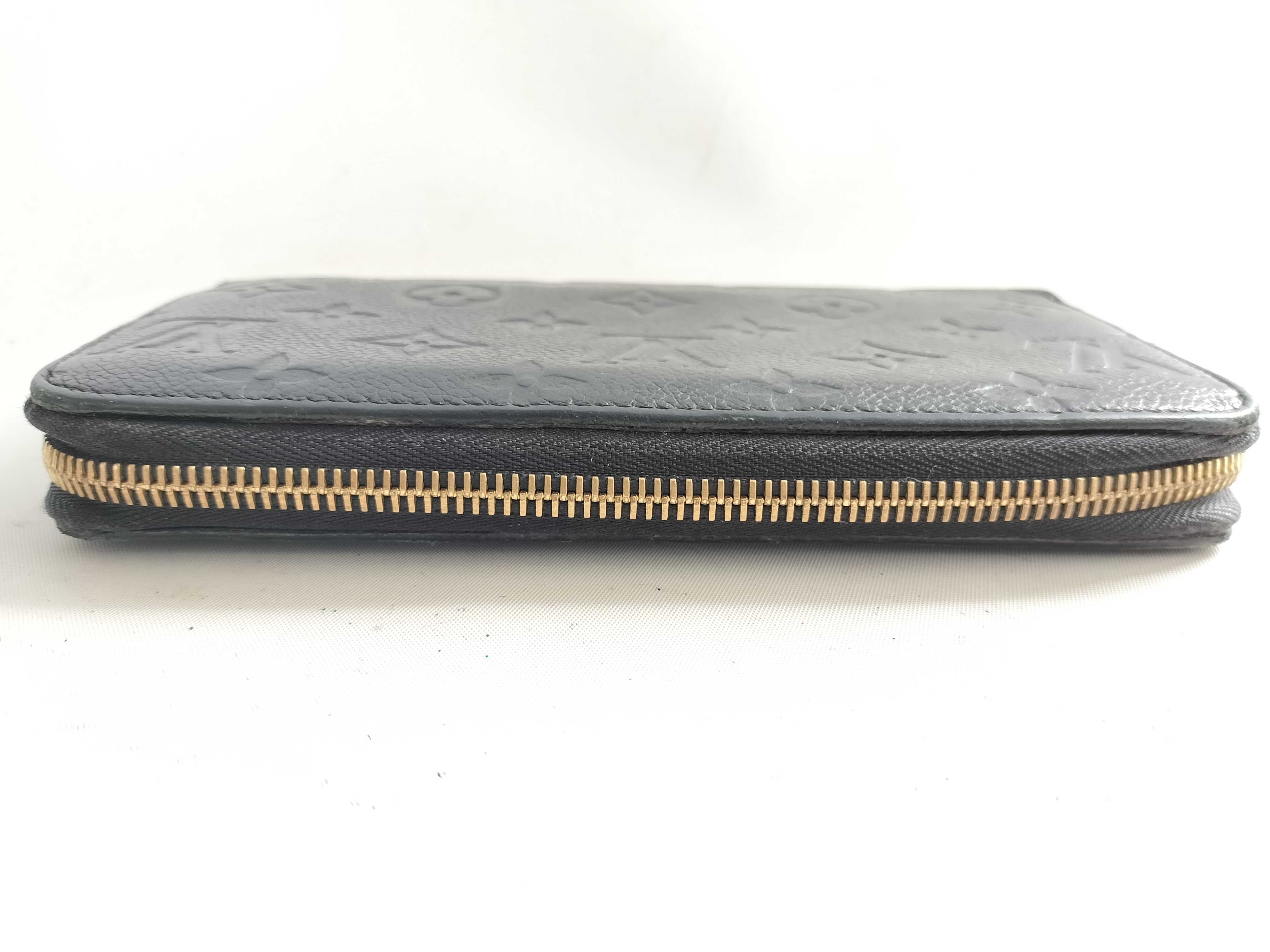 Louis Vuitton Zippy Wallet Black Empreinte 3129