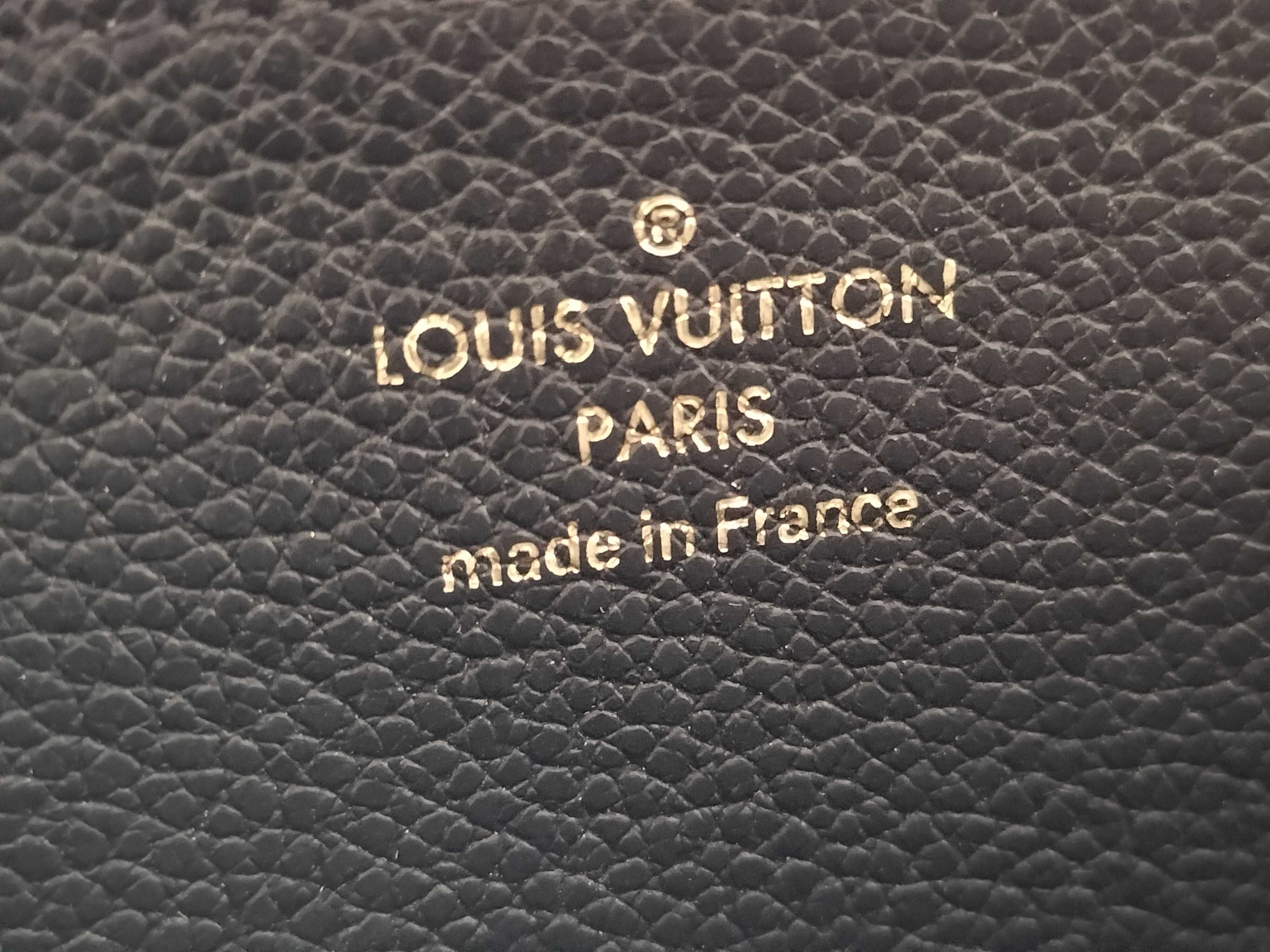 Louis Vuitton Zippy Wallet Black Empreinte 3129