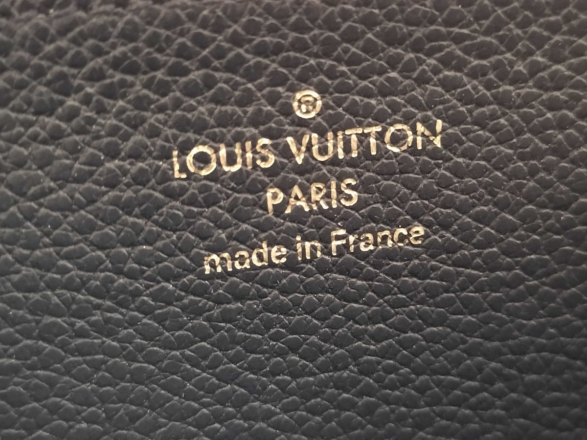 Louis Vuitton Zippy Wallet Black Empreinte 3129