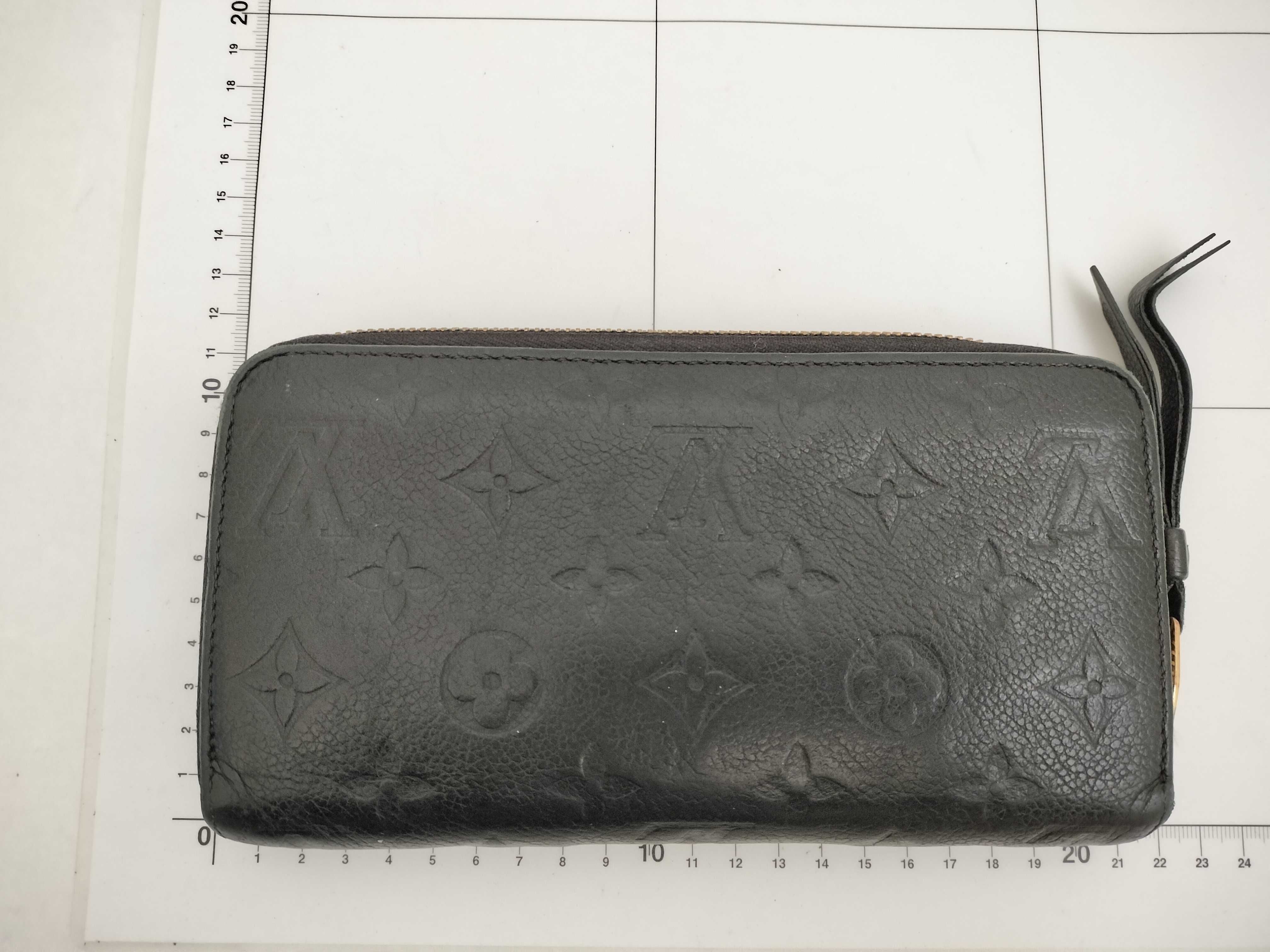 Louis Vuitton Zippy Wallet Black Empreinte 3129