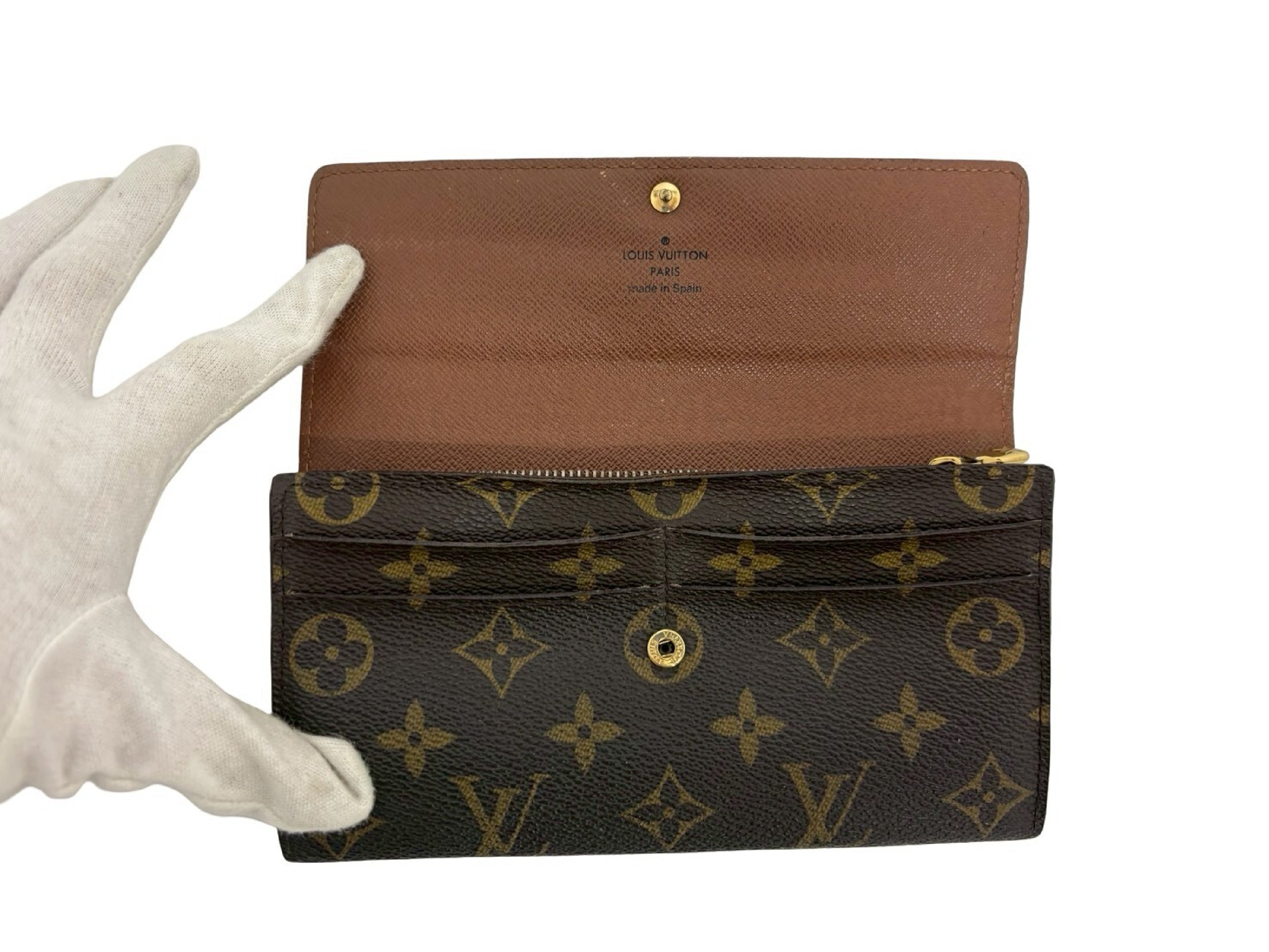Louis Vuitton Sarah Wallet 10-Card Monogram 3179