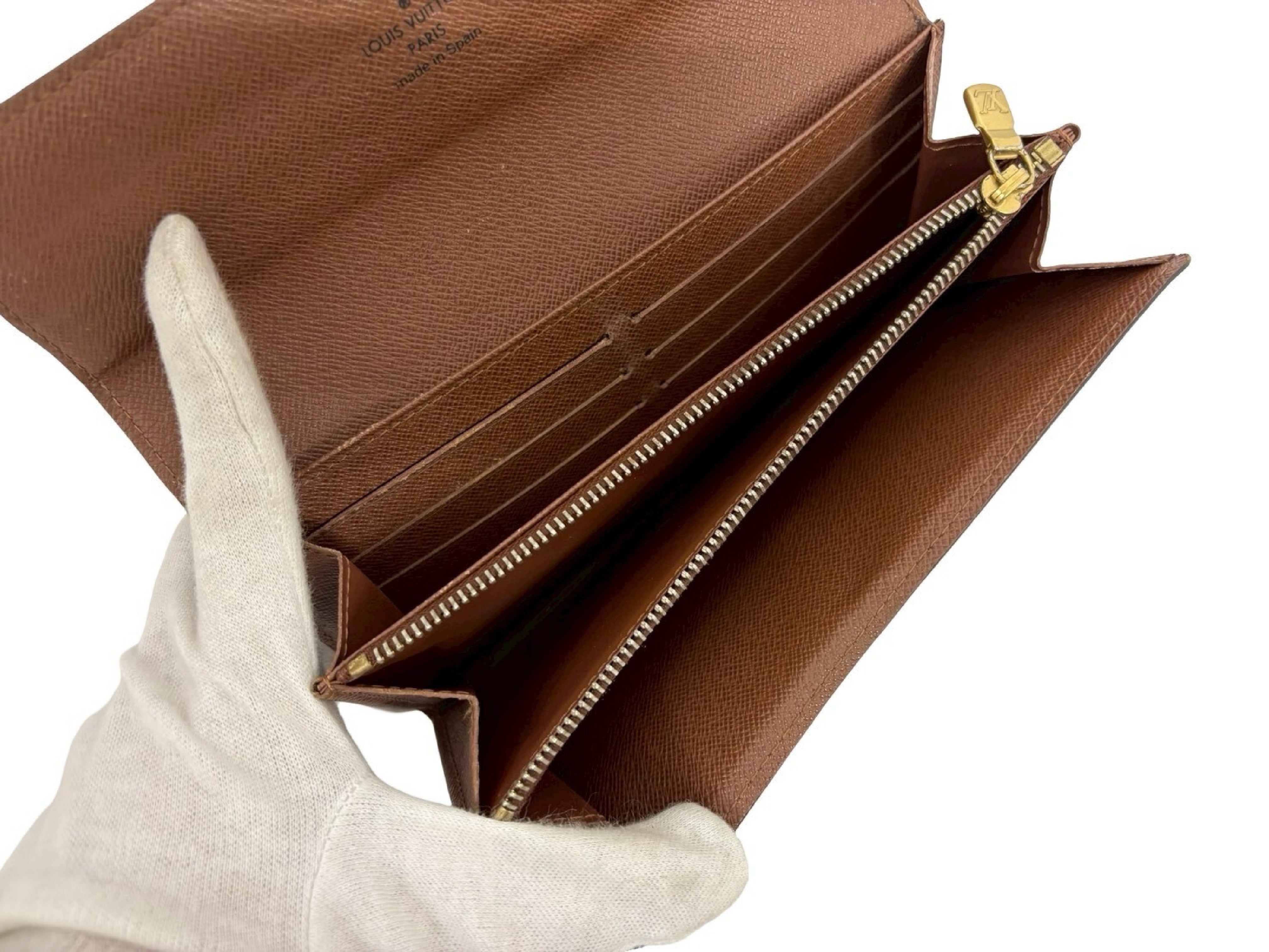 Louis Vuitton Sarah Wallet 10-Card Monogram 3179