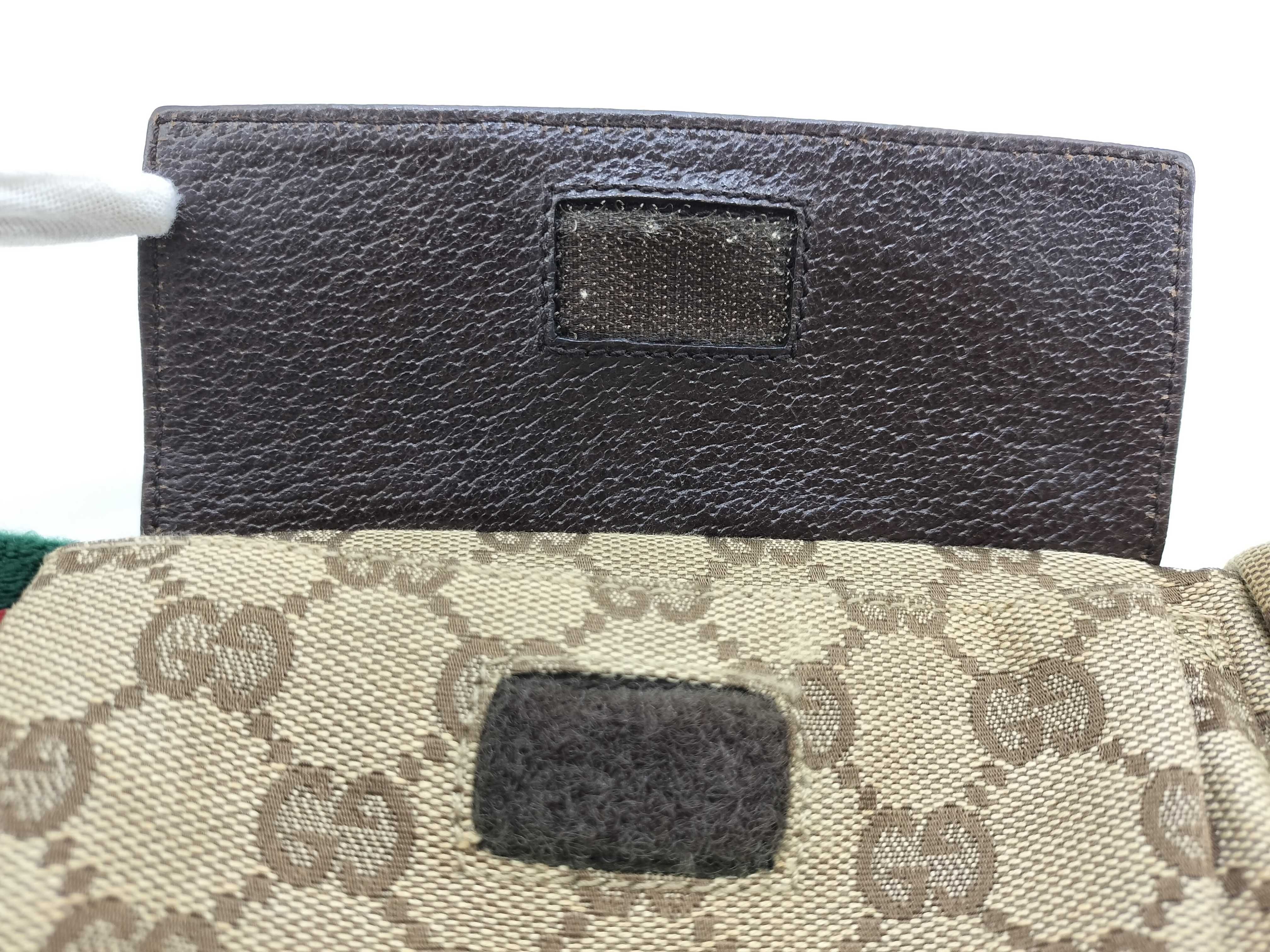 Gucci Waist Belt Bag GG Canvas Sherry Line 3188