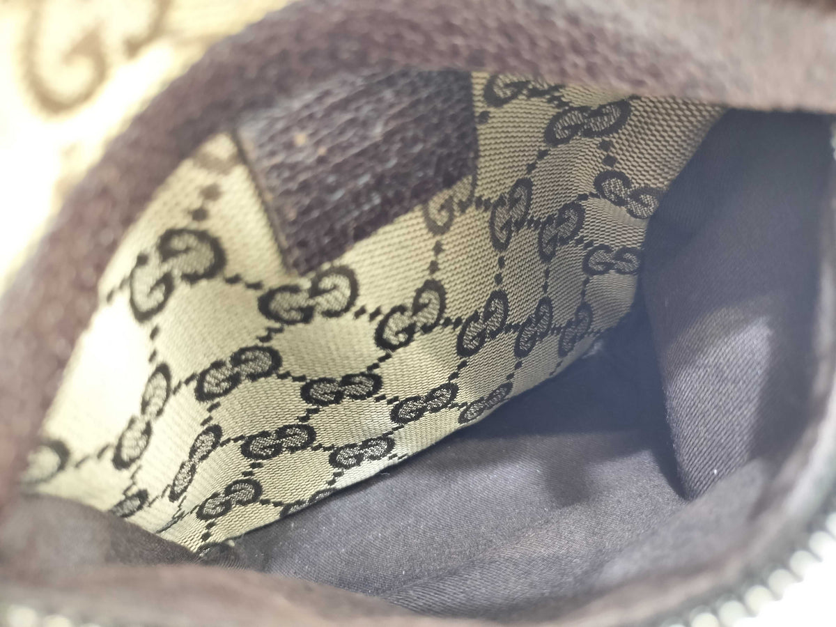 Gucci Waist Belt Bag GG Canvas Sherry Line 3188