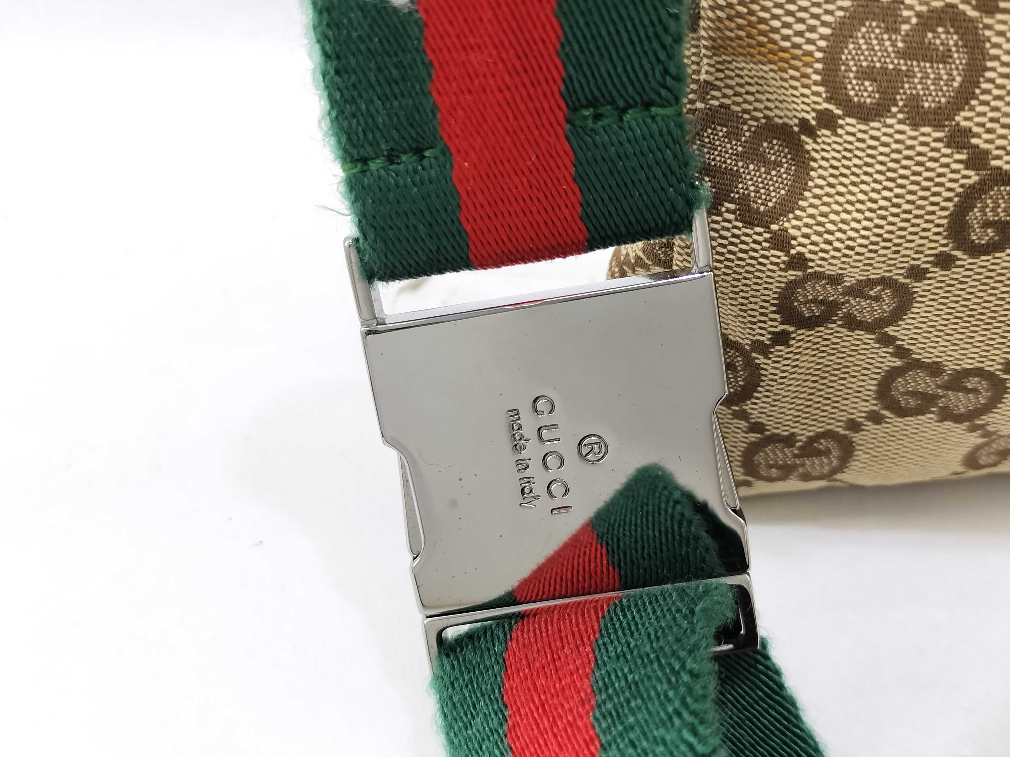 Gucci Waist Belt Bag GG Canvas Sherry Line 3188