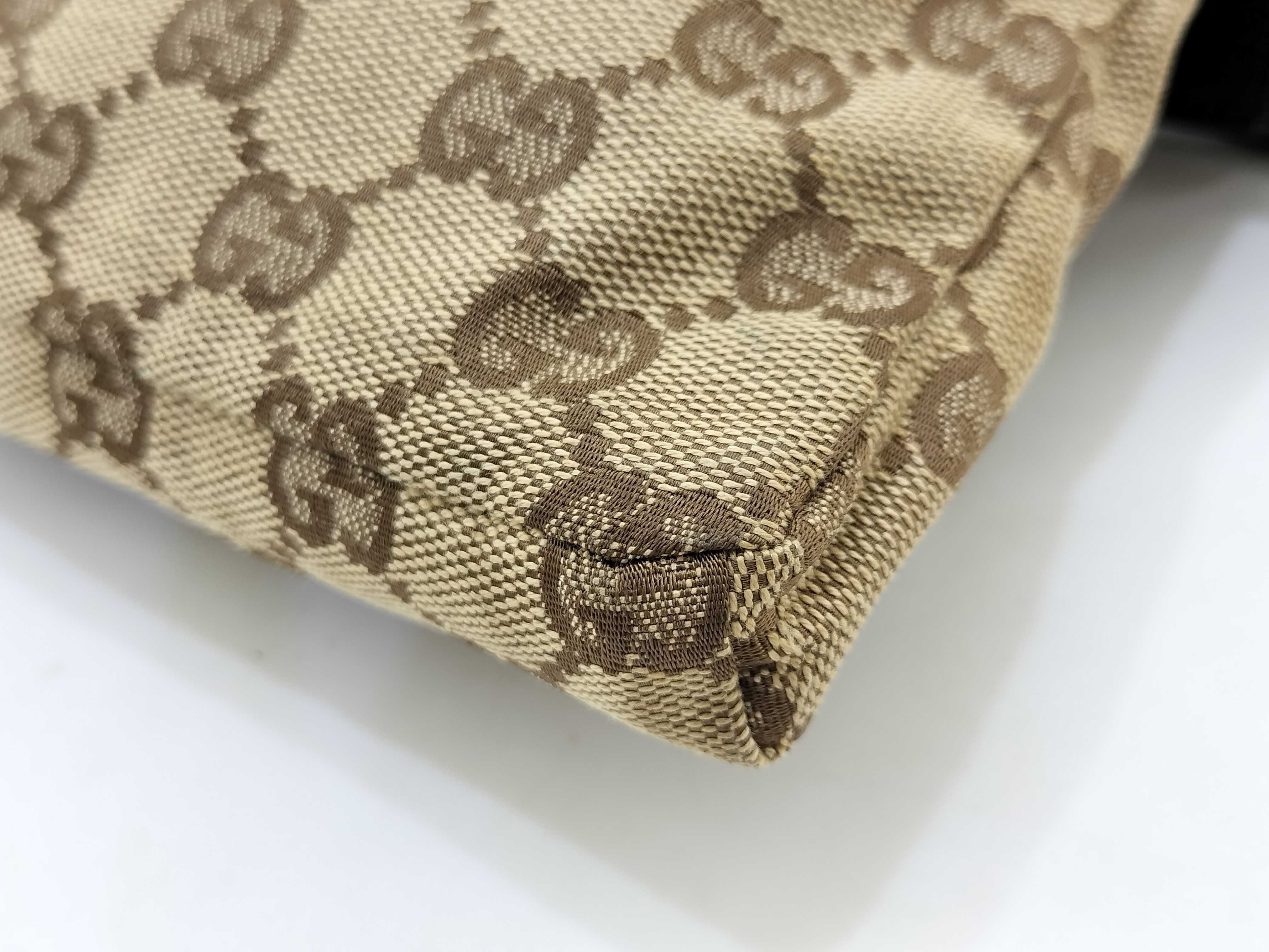 Gucci Waist Belt Bag GG Canvas Sherry Line 3188
