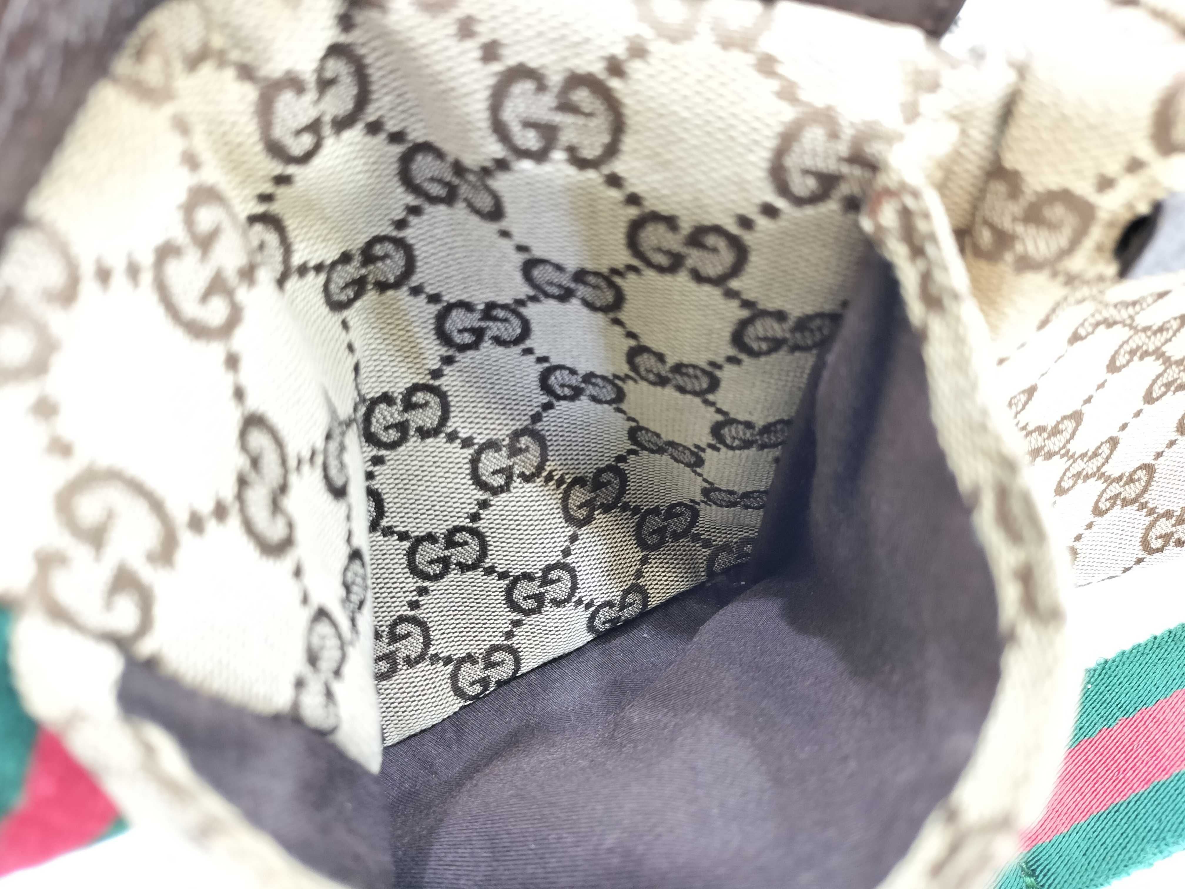 Gucci Waist Belt Bag GG Canvas Sherry Line 3188