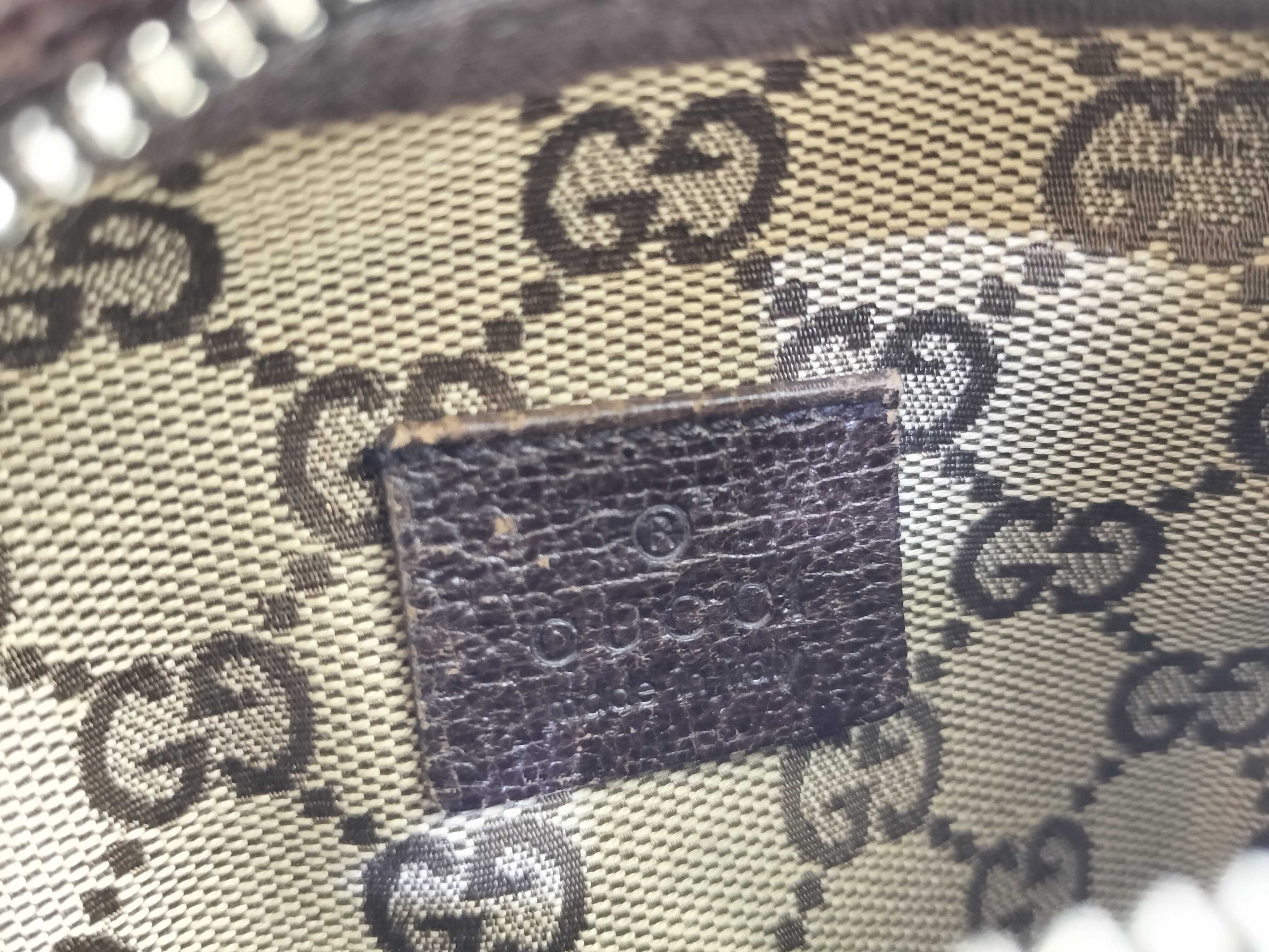 Gucci Waist Belt Bag GG Canvas Sherry Line 3188