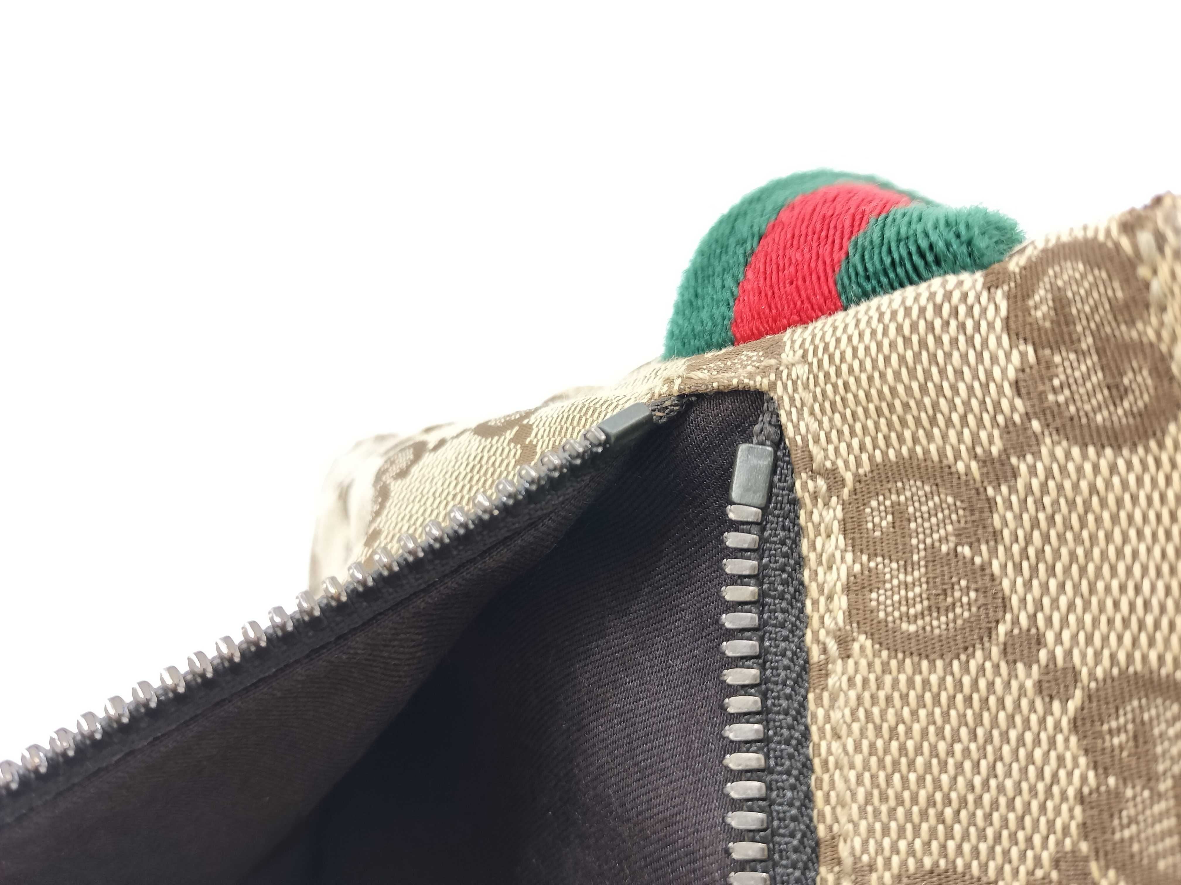 Gucci Waist Belt Bag GG Canvas Sherry Line 3188