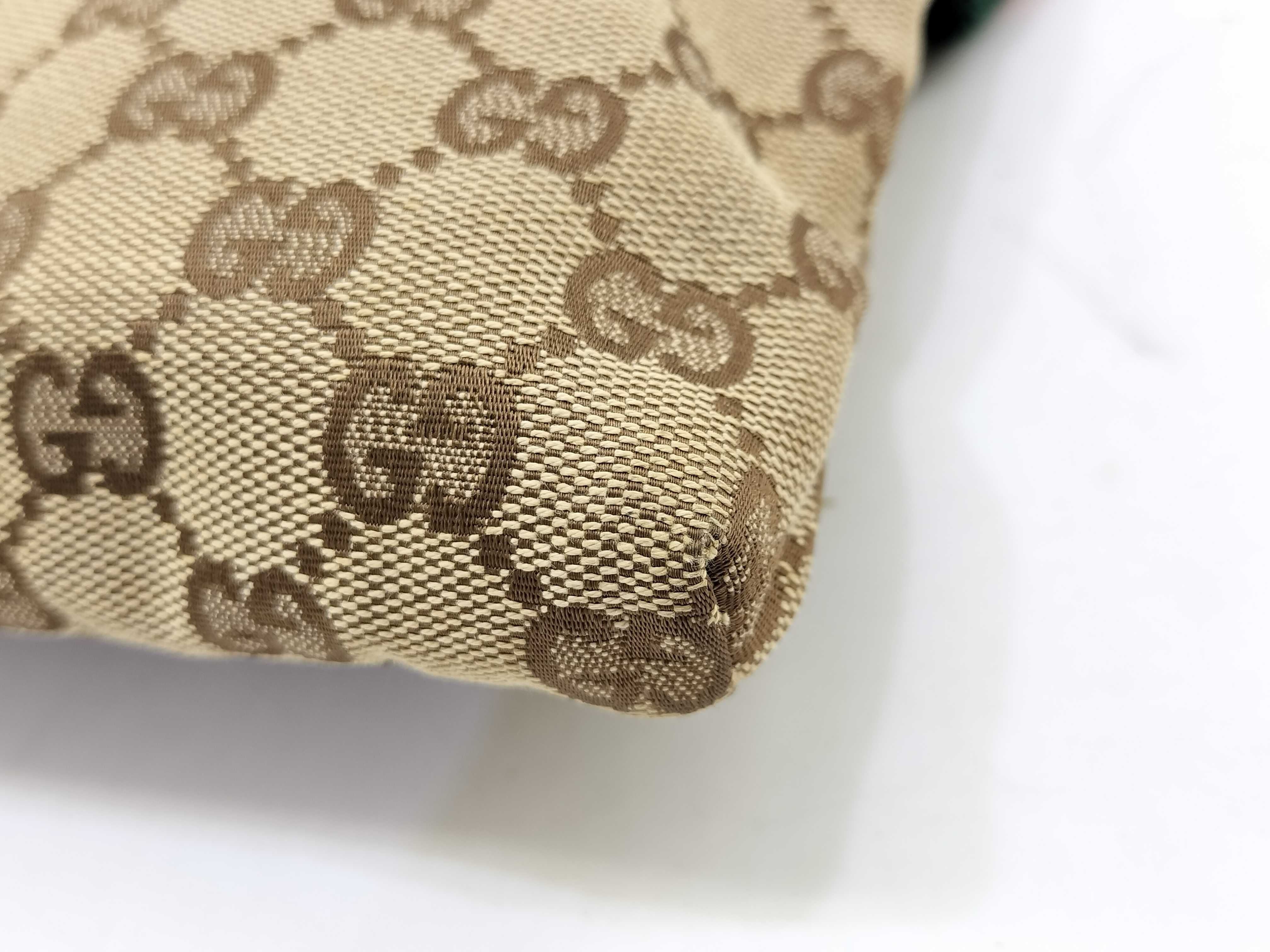 Gucci Waist Belt Bag GG Canvas Sherry Line 3188