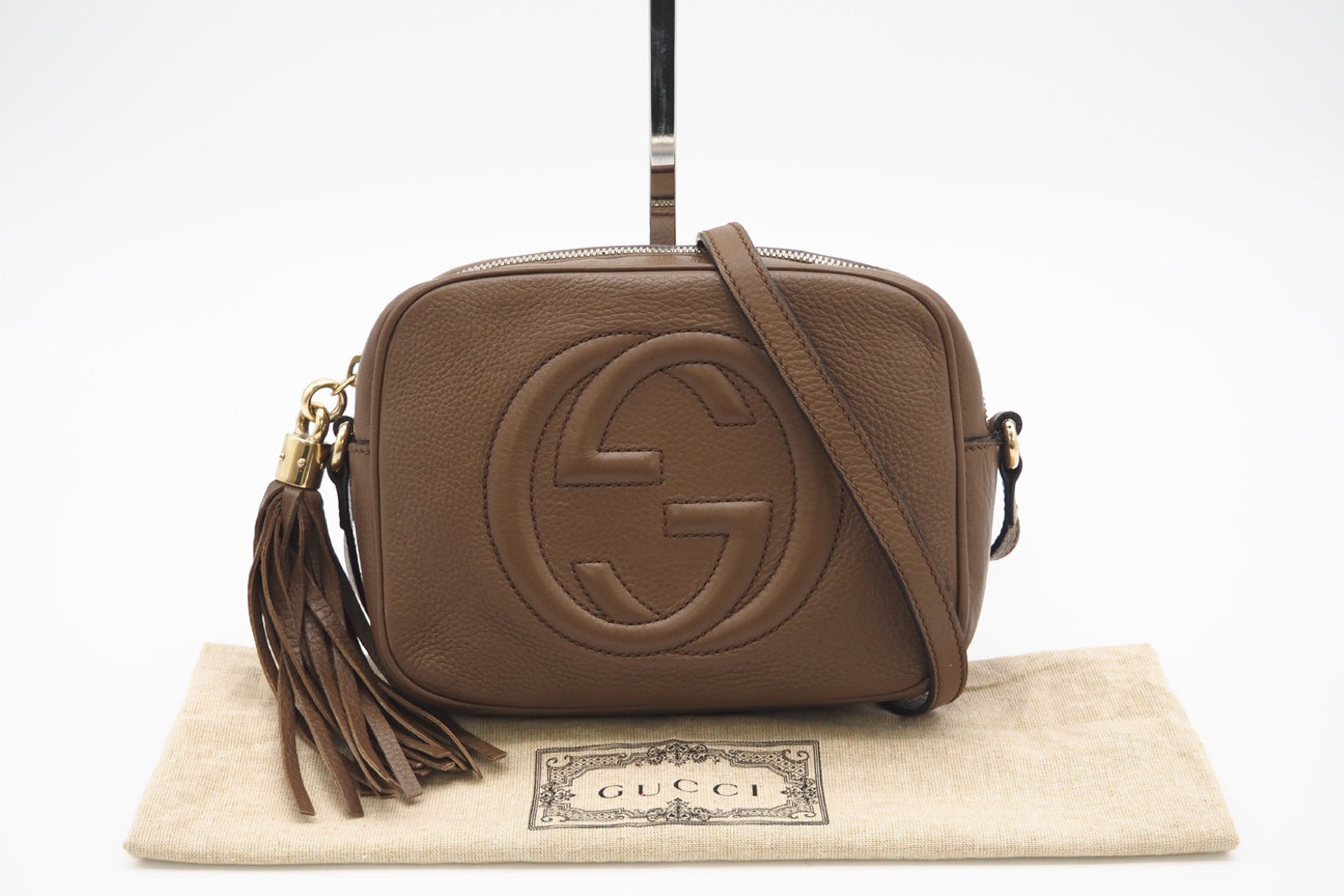 Gucci Soho Disco Crossbody Brown 3222
