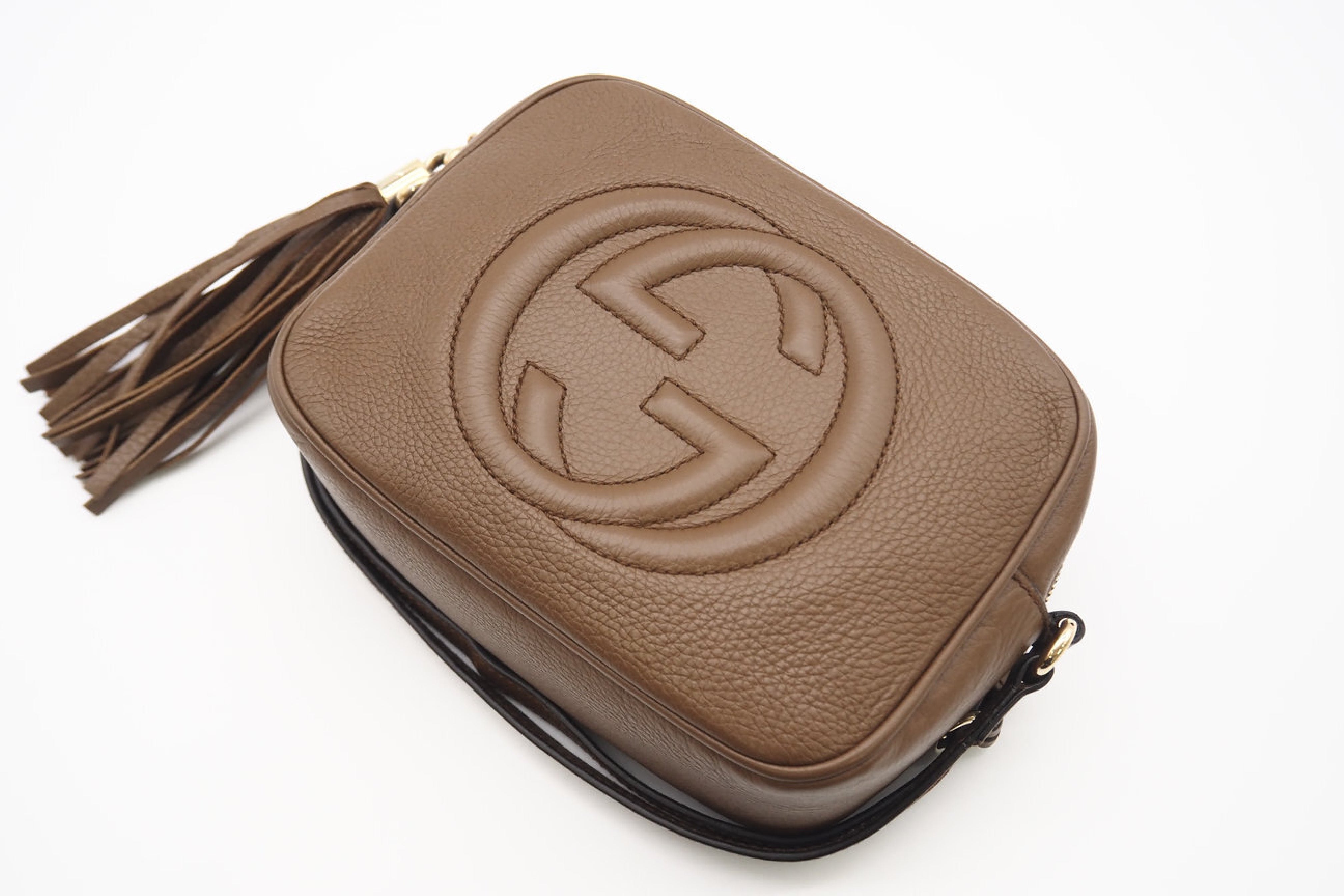 Gucci Soho Disco Crossbody Brown 3222