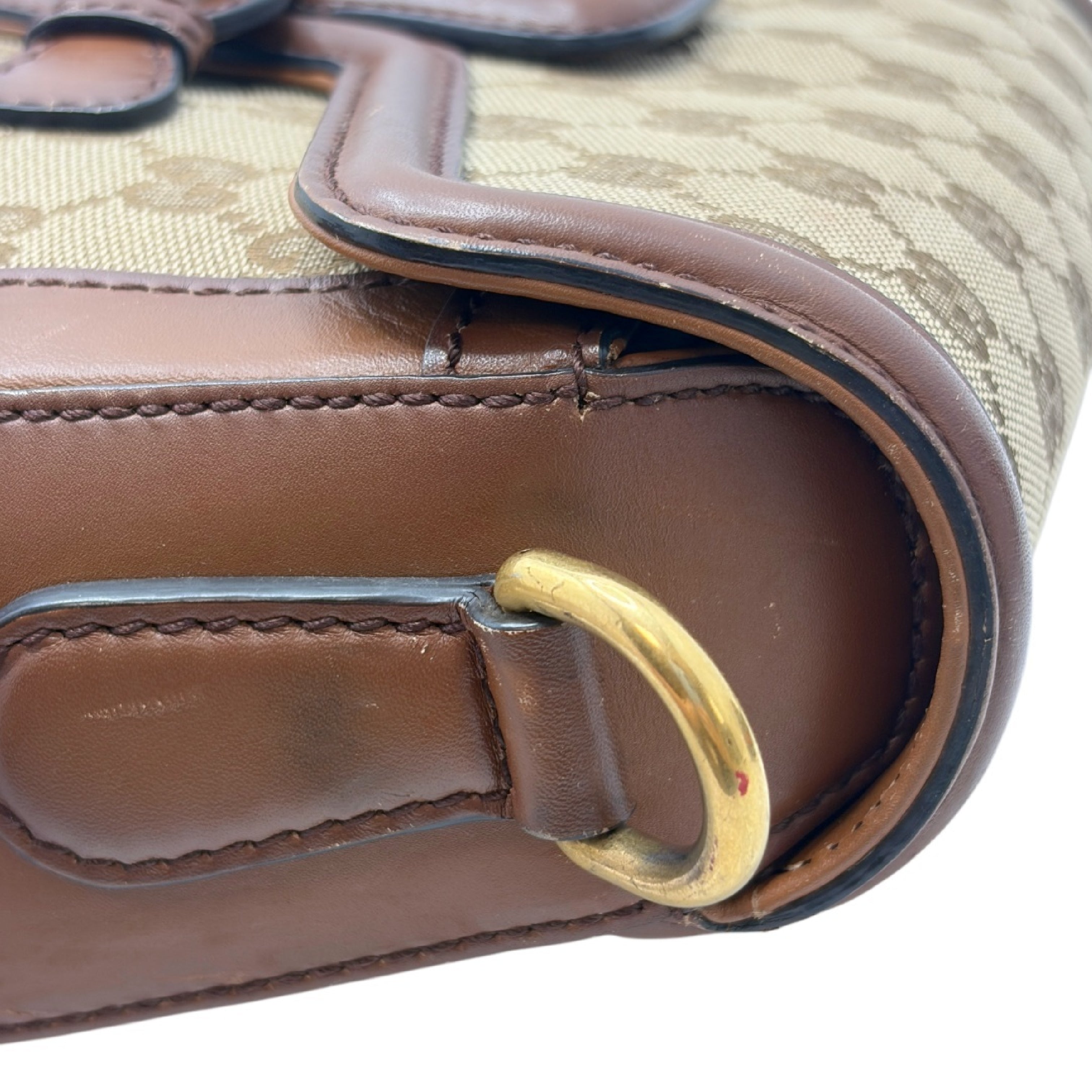 Gucci Horsebit 1955 Shoulder Bag GG Sherry Line 3223