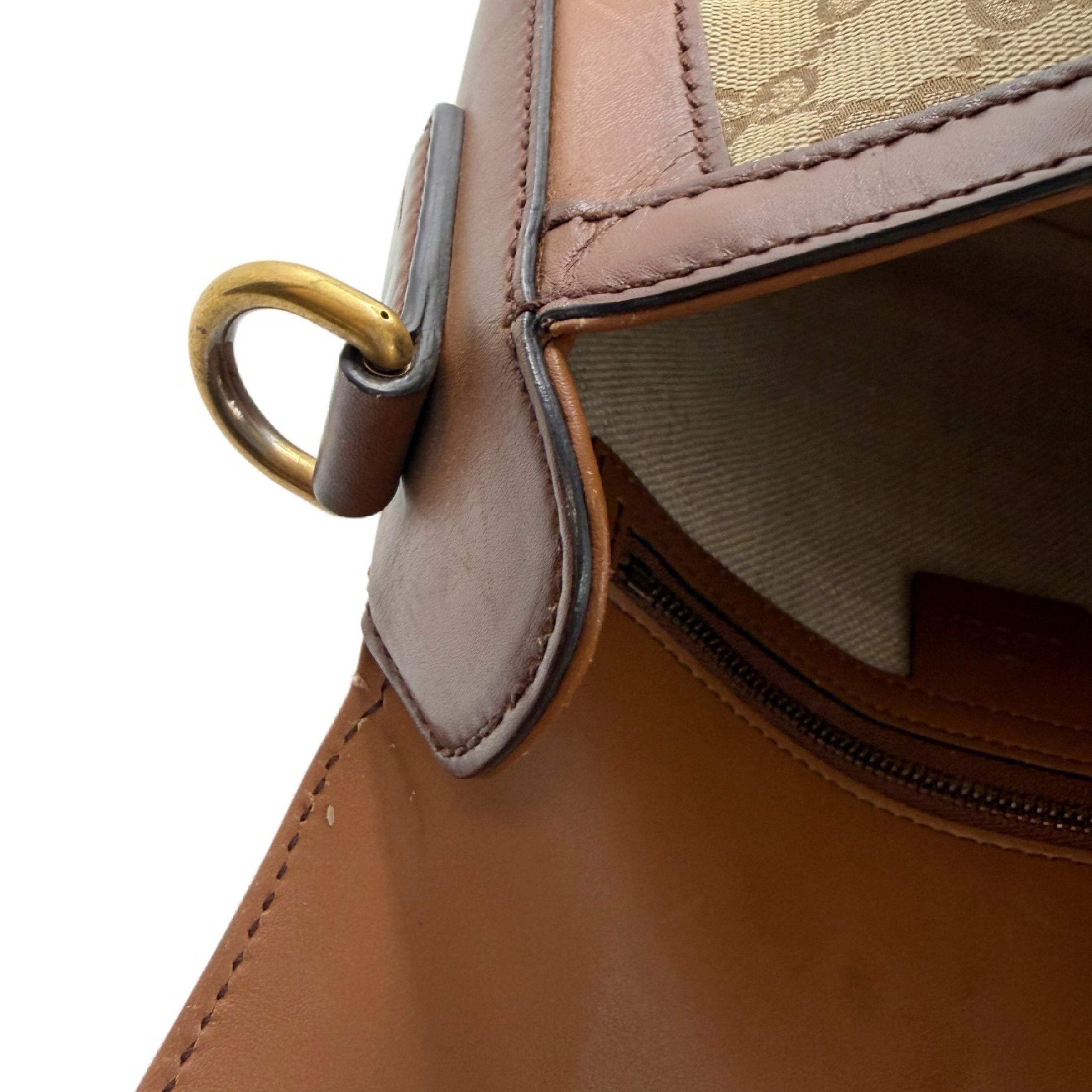 Gucci Horsebit 1955 Shoulder Bag GG Sherry Line 3223