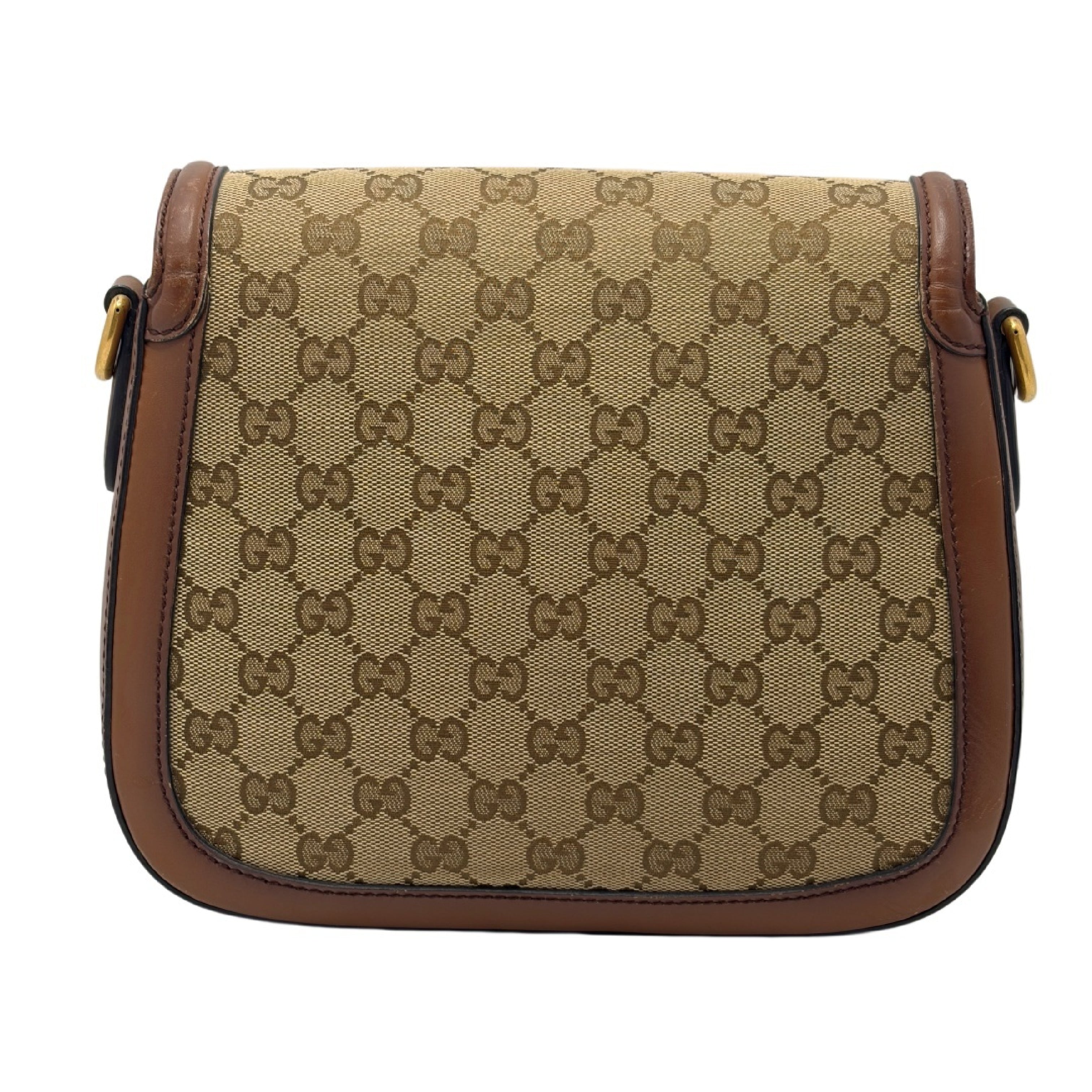 Gucci Horsebit 1955 Shoulder Bag GG Sherry Line 3223