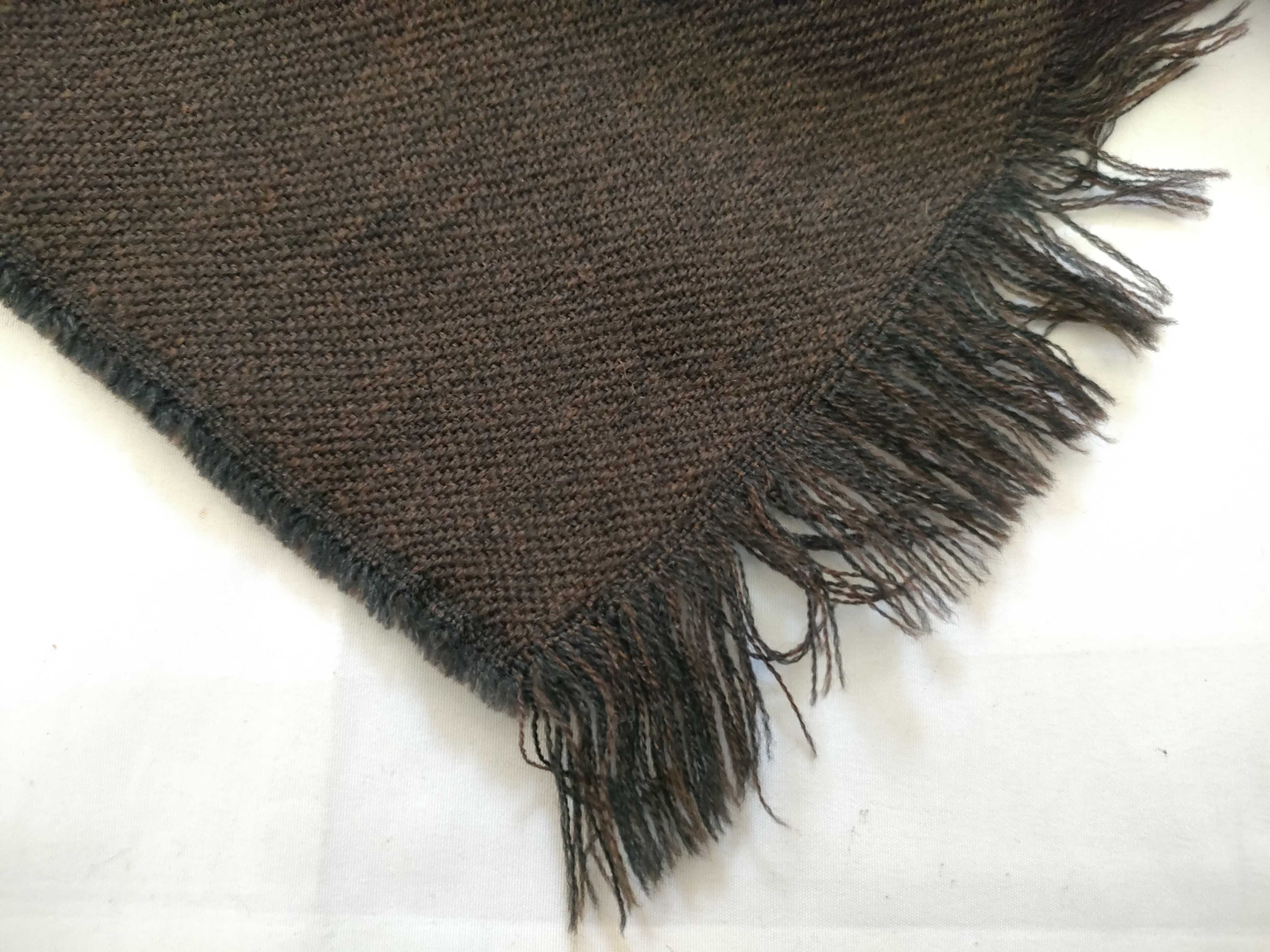 Fendi Zucca Wool Scarf Brown 3238