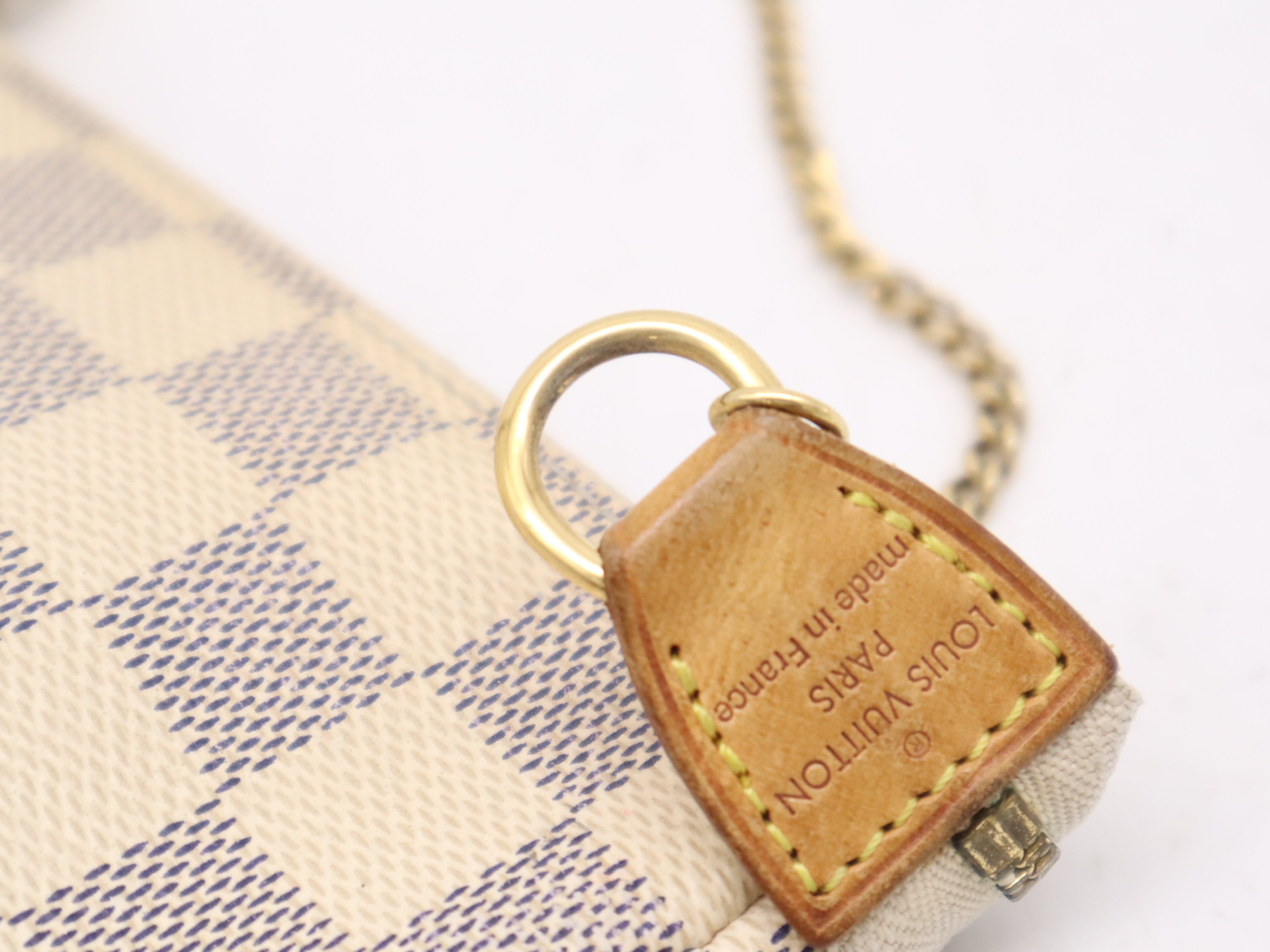 Louis Vuitton Mini Pochette Accessories Damier Azur 3282
