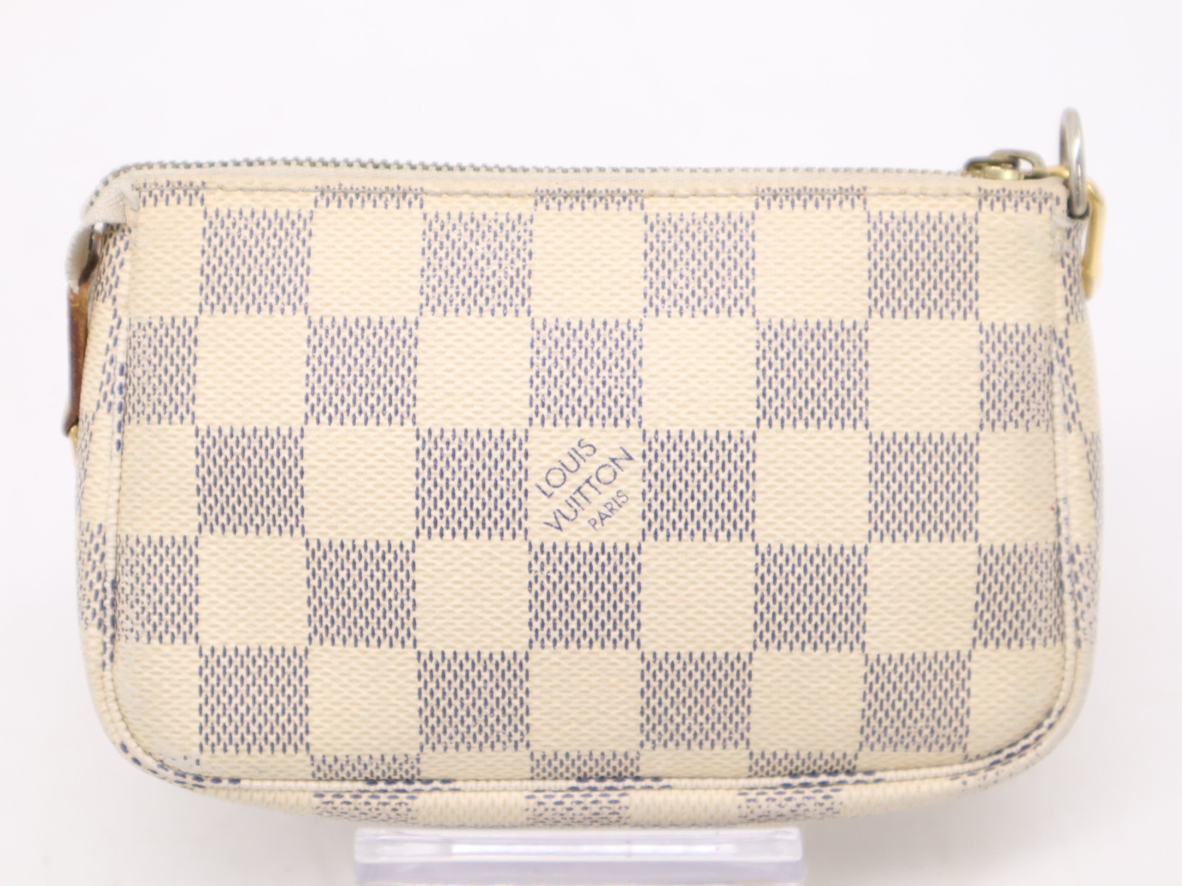 Louis Vuitton Mini Pochette Accessories Damier Azur 3282