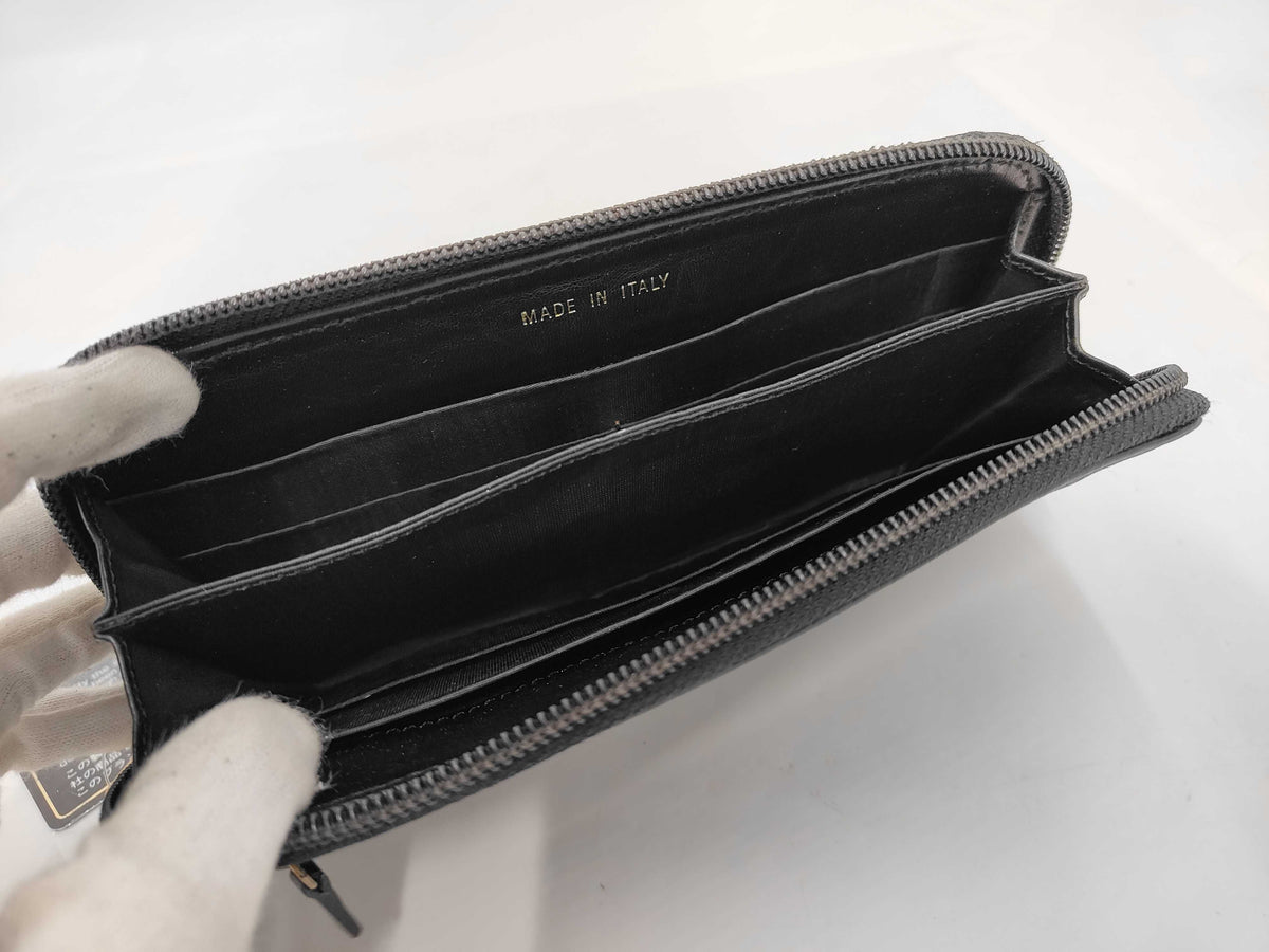 Chanel Zippy Wallet Black Caviar Leather 3292
