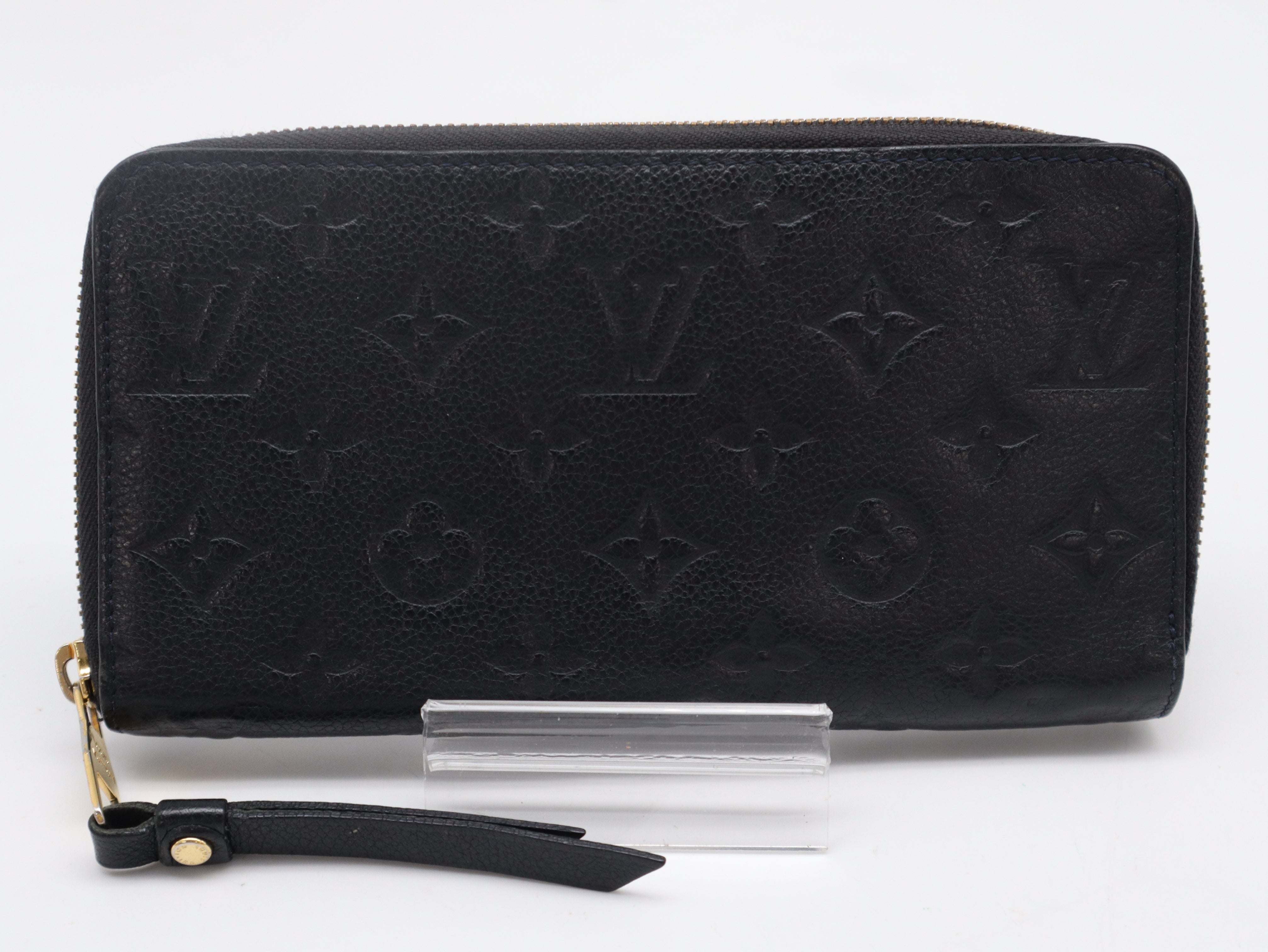 Louis Vuitton Zippy Secret Wallet Black Empreinte 3294