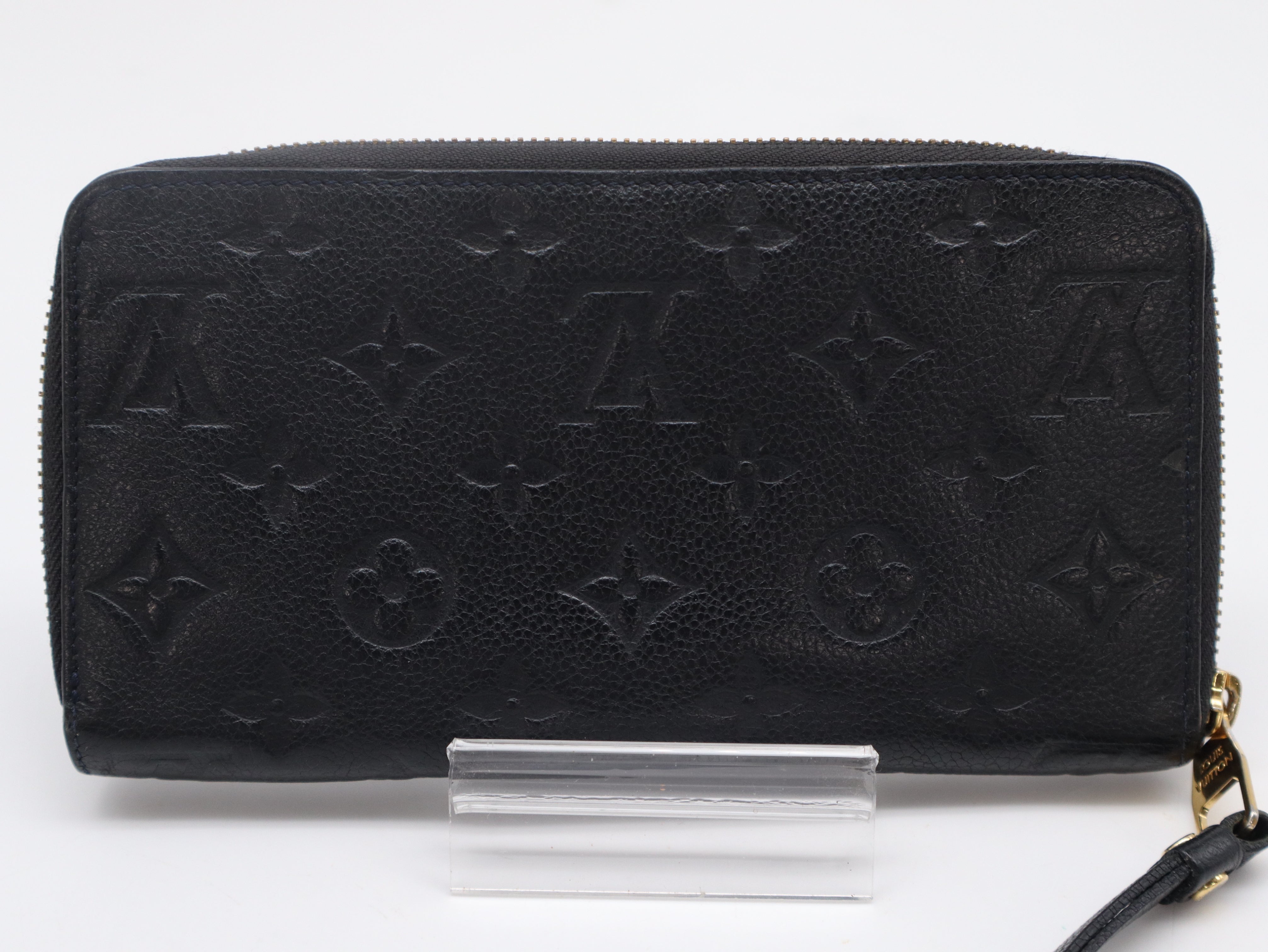 Louis Vuitton Zippy Secret Wallet Black Empreinte 3294