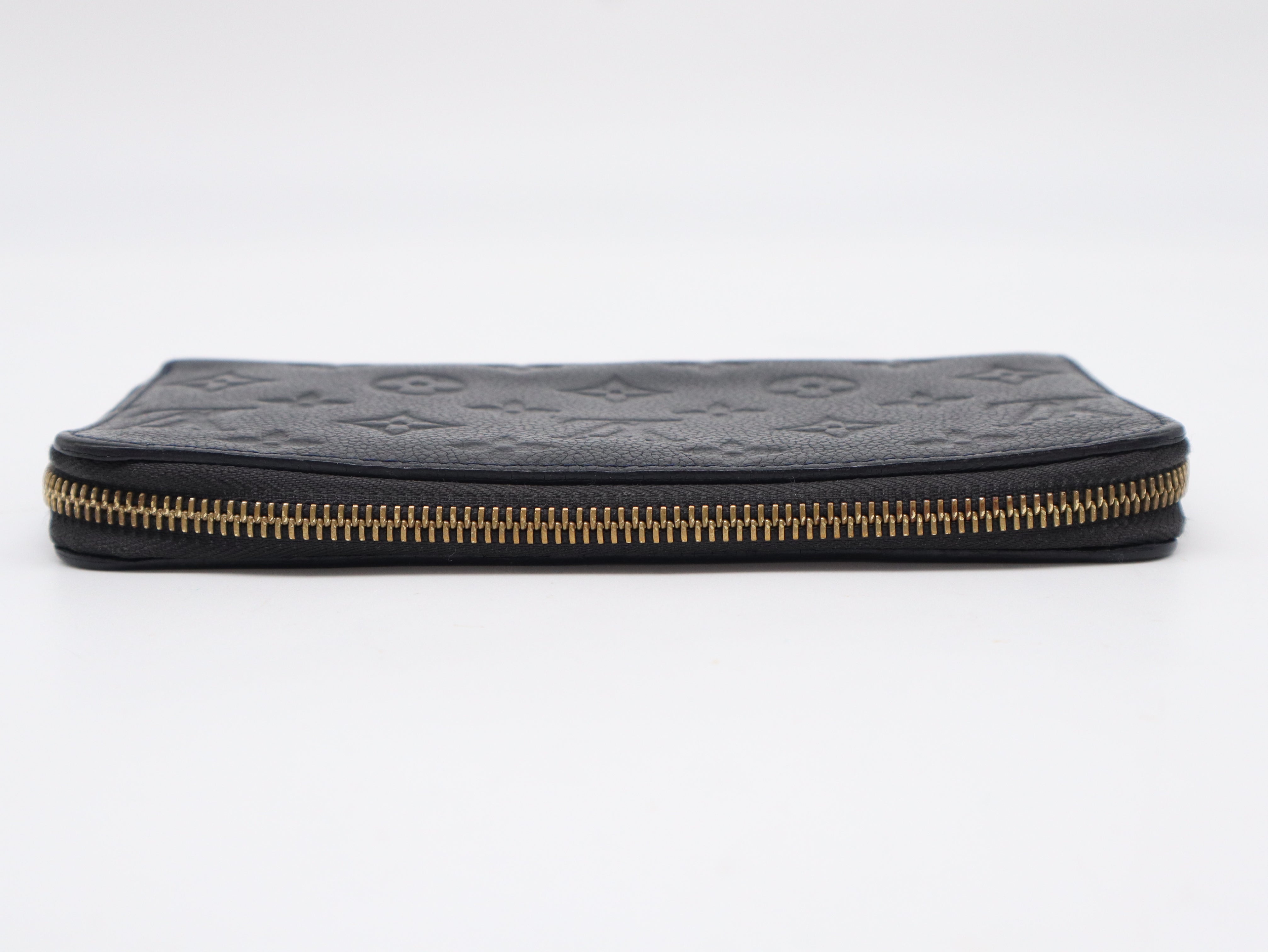 Louis Vuitton Zippy Secret Wallet Black Empreinte 3294