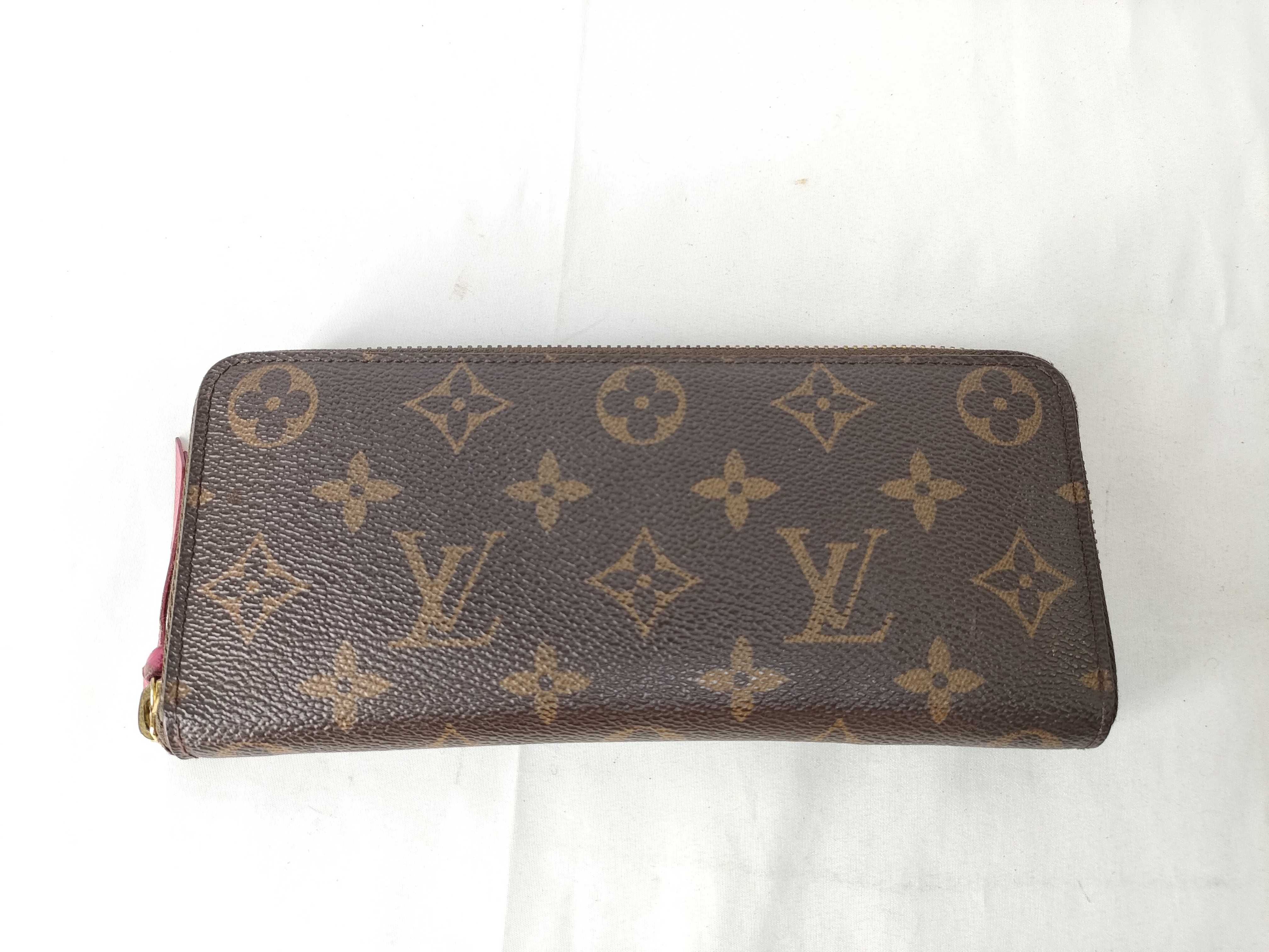 Louis Vuitton Clemence Wallet Monogram Fuchsia 3297