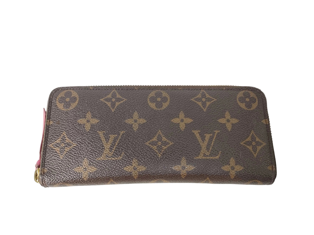Louis Vuitton Clemence Wallet Monogram Pink Fuchsia 3297