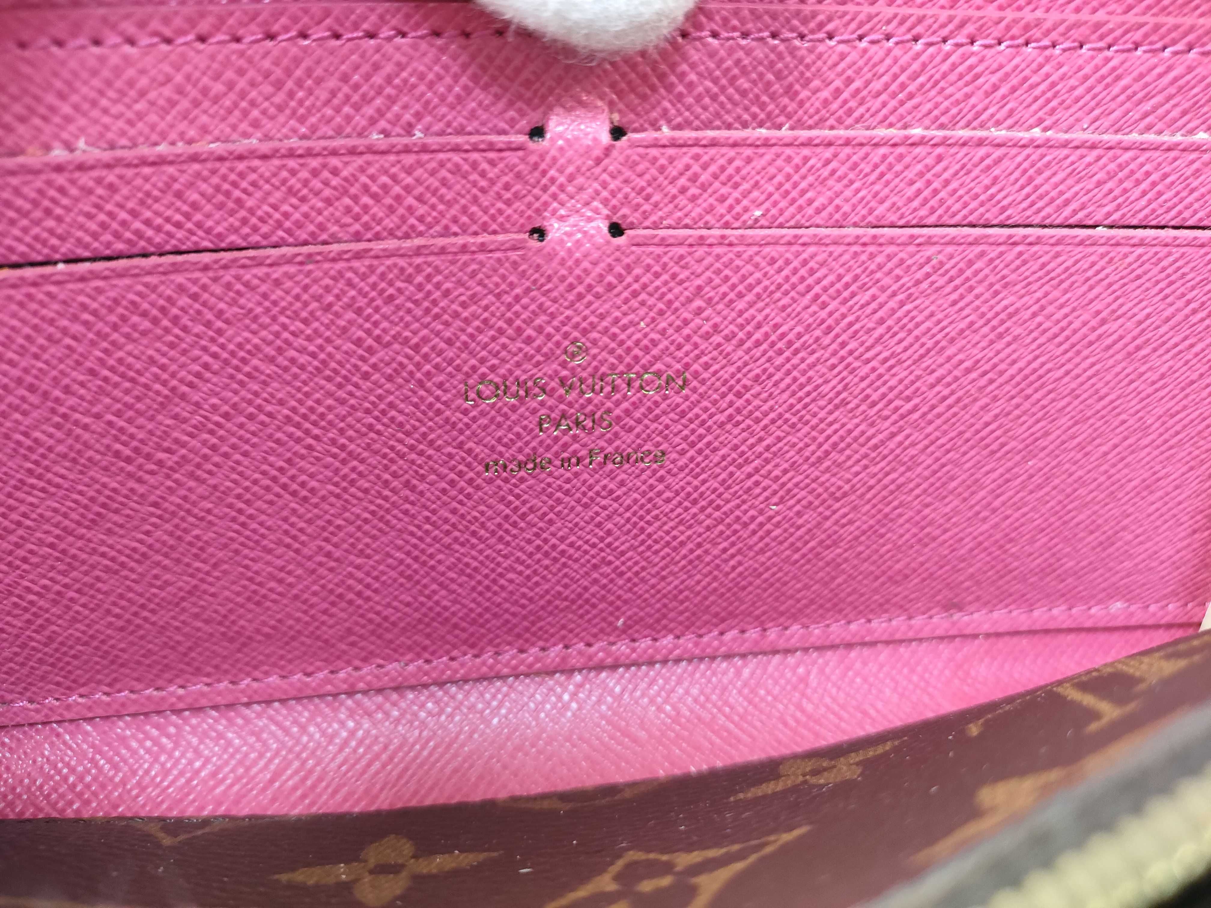 Louis Vuitton Clemence Wallet Monogram Fuchsia 3297