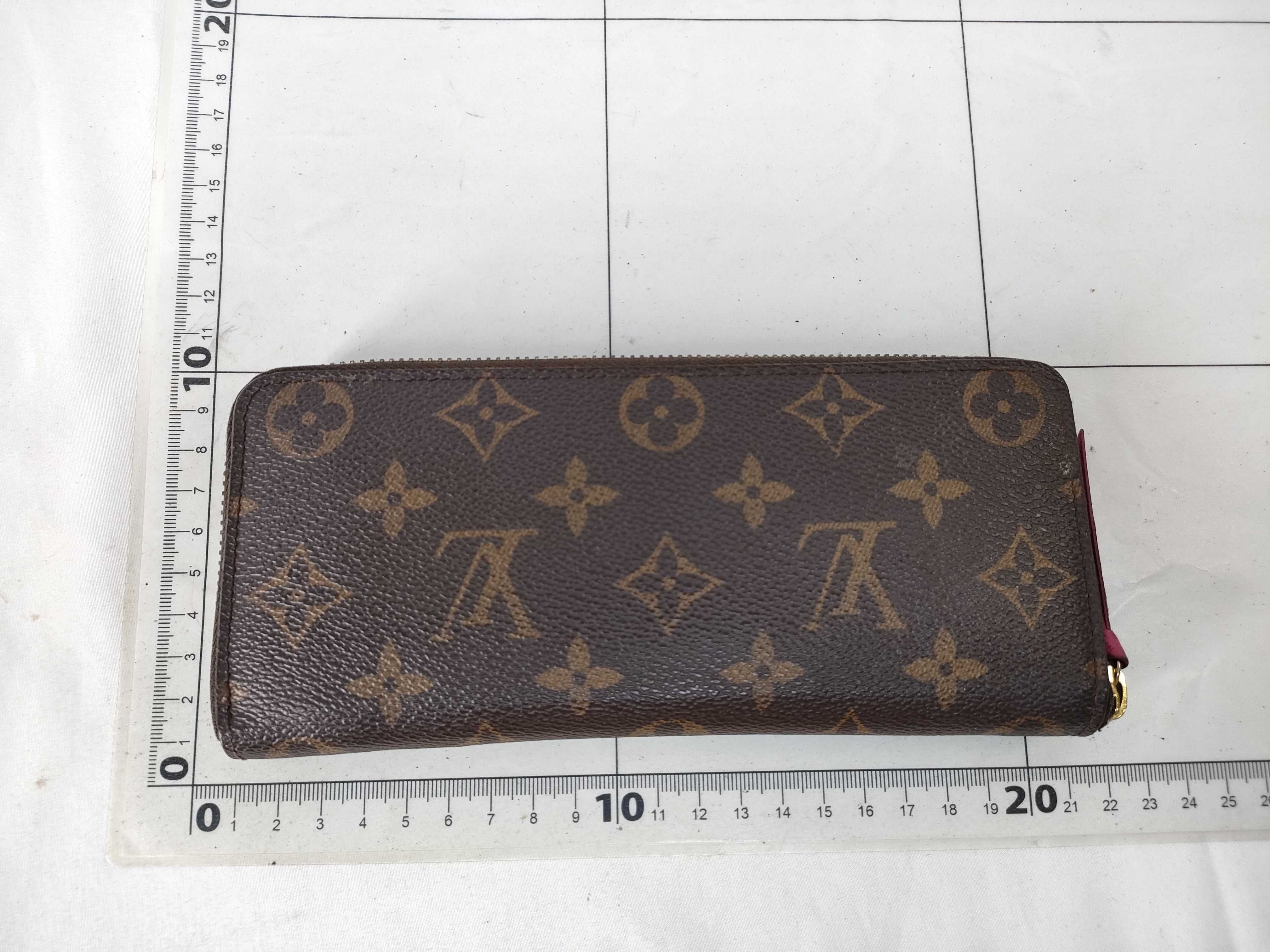 Louis Vuitton Clemence Wallet Monogram Fuchsia 3297