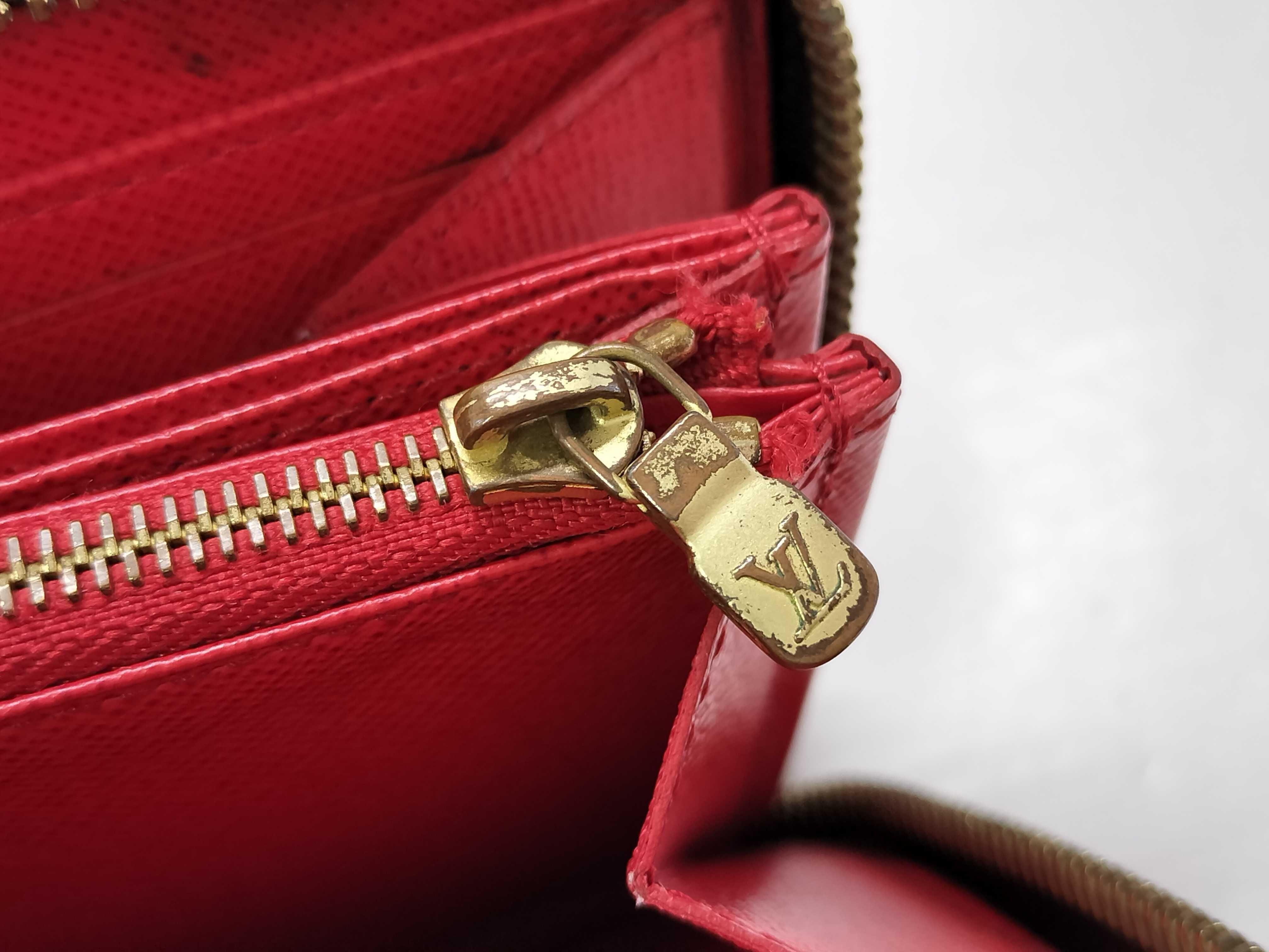 Louis Vuitton Zippy Wallet Monogram Cerise Red 3301