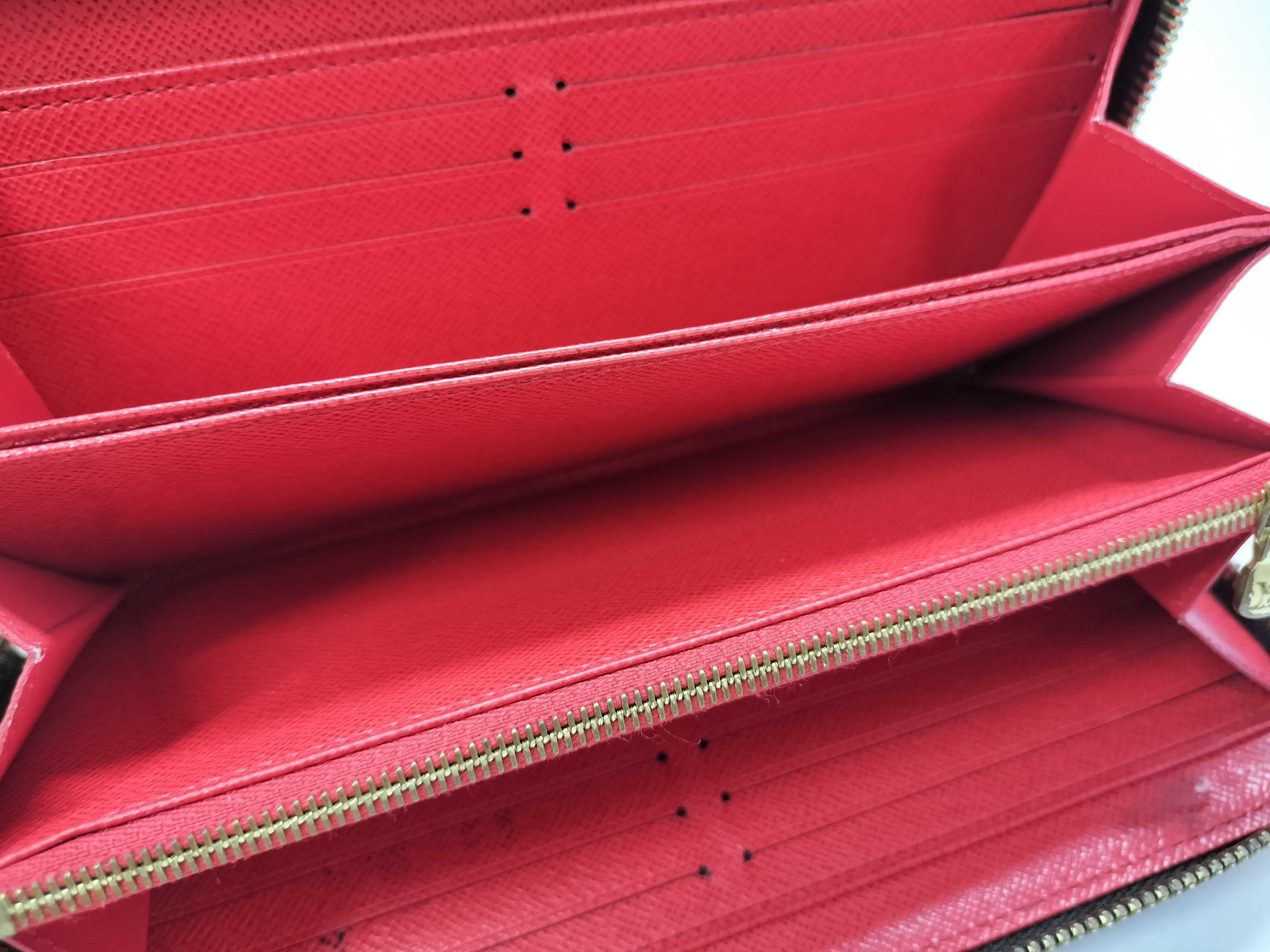 Louis Vuitton Zippy Wallet Monogram Cerise Red 3301