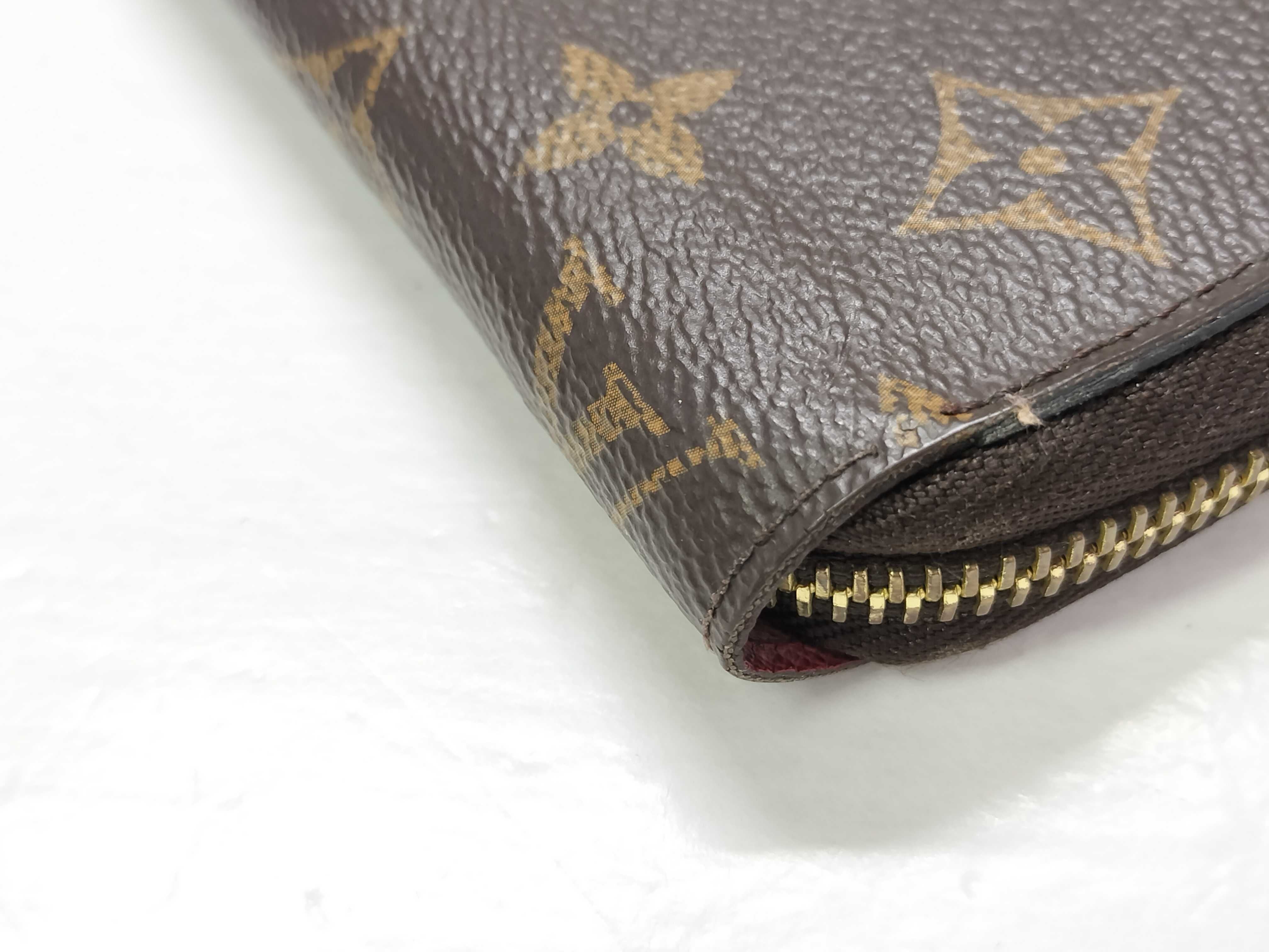 Louis Vuitton Zippy Wallet Monogram Cerise Red 3301