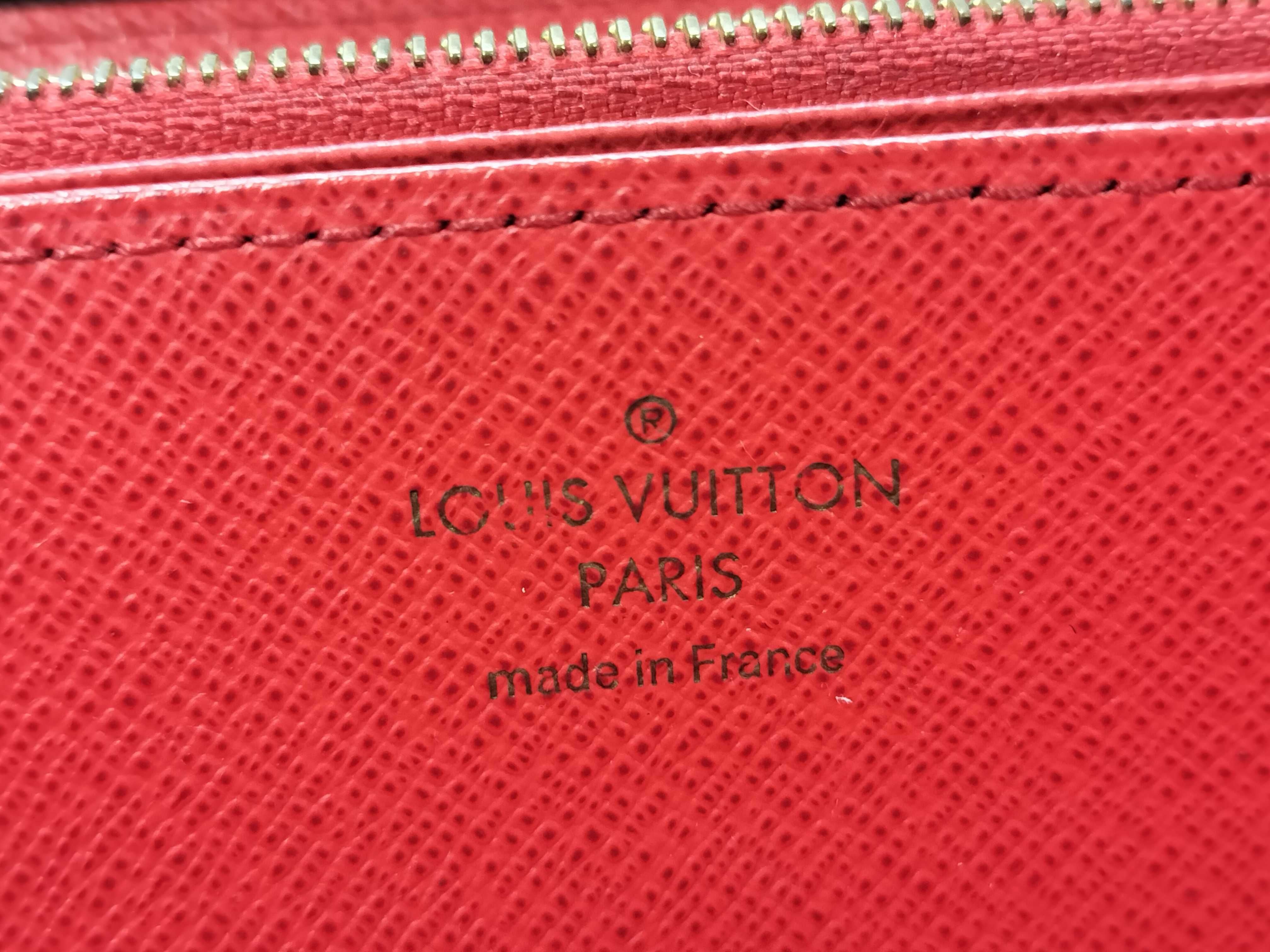 Louis Vuitton Zippy Wallet Monogram Cerise Red 3301