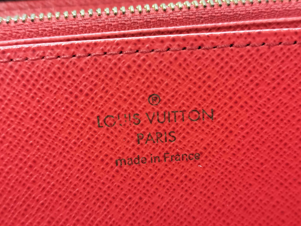 Louis Vuitton Zippy Wallet Monogram Cerise Red 3301
