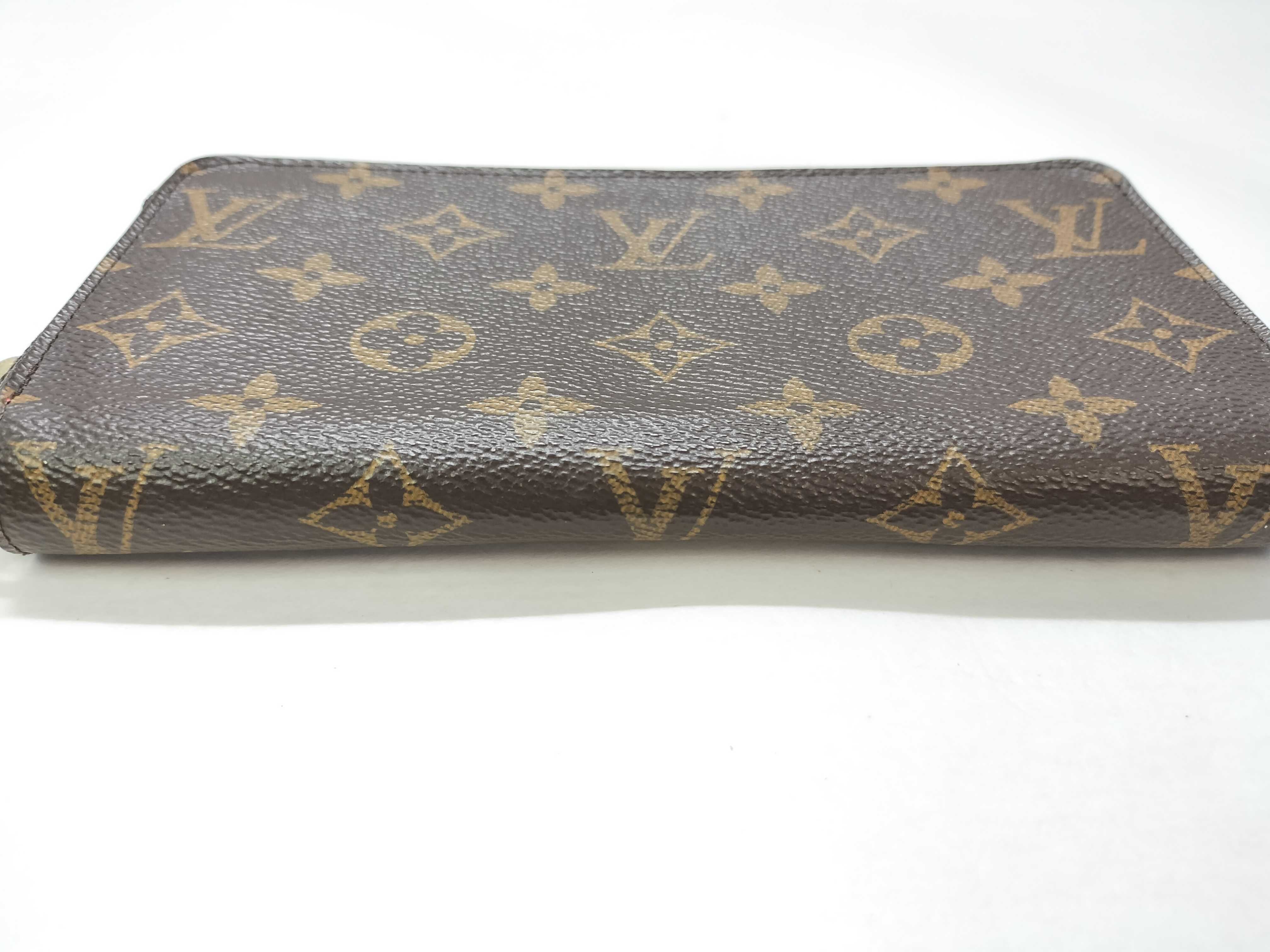Louis Vuitton Zippy Wallet Monogram Cerise Red 3301