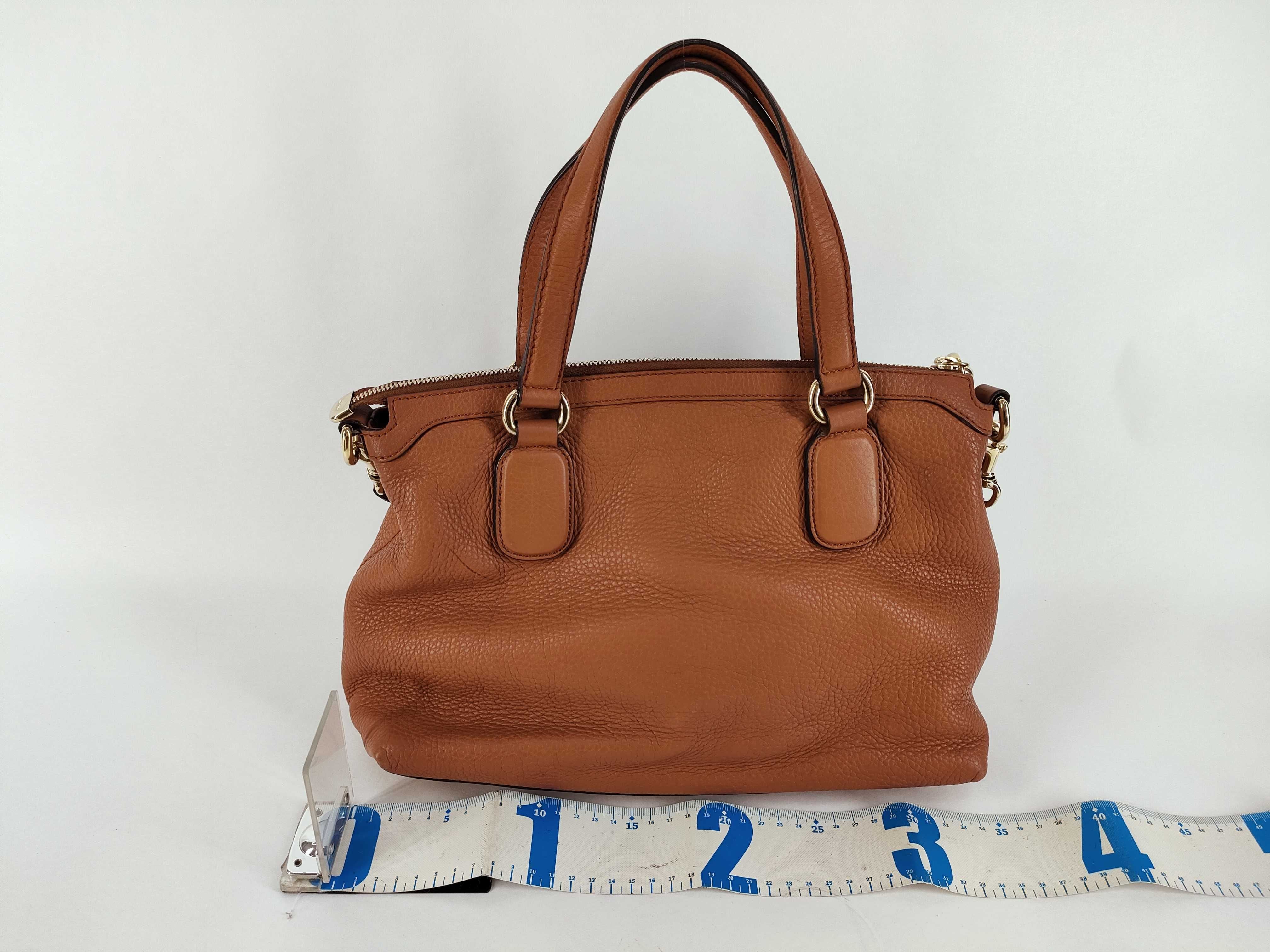 Gucci Soho Tassel 2-Way Bag Cognac Leather 3427
