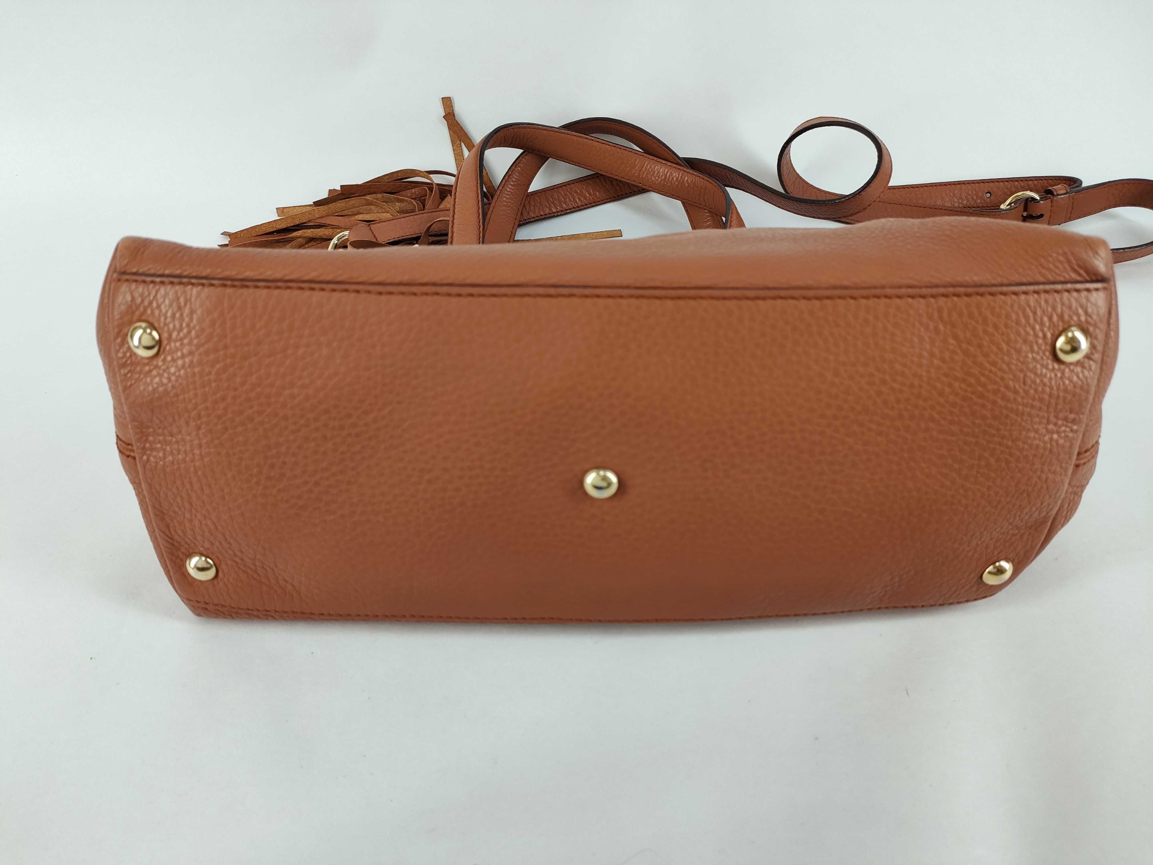 Gucci Soho Tassel 2-Way Bag Cognac Leather 3427