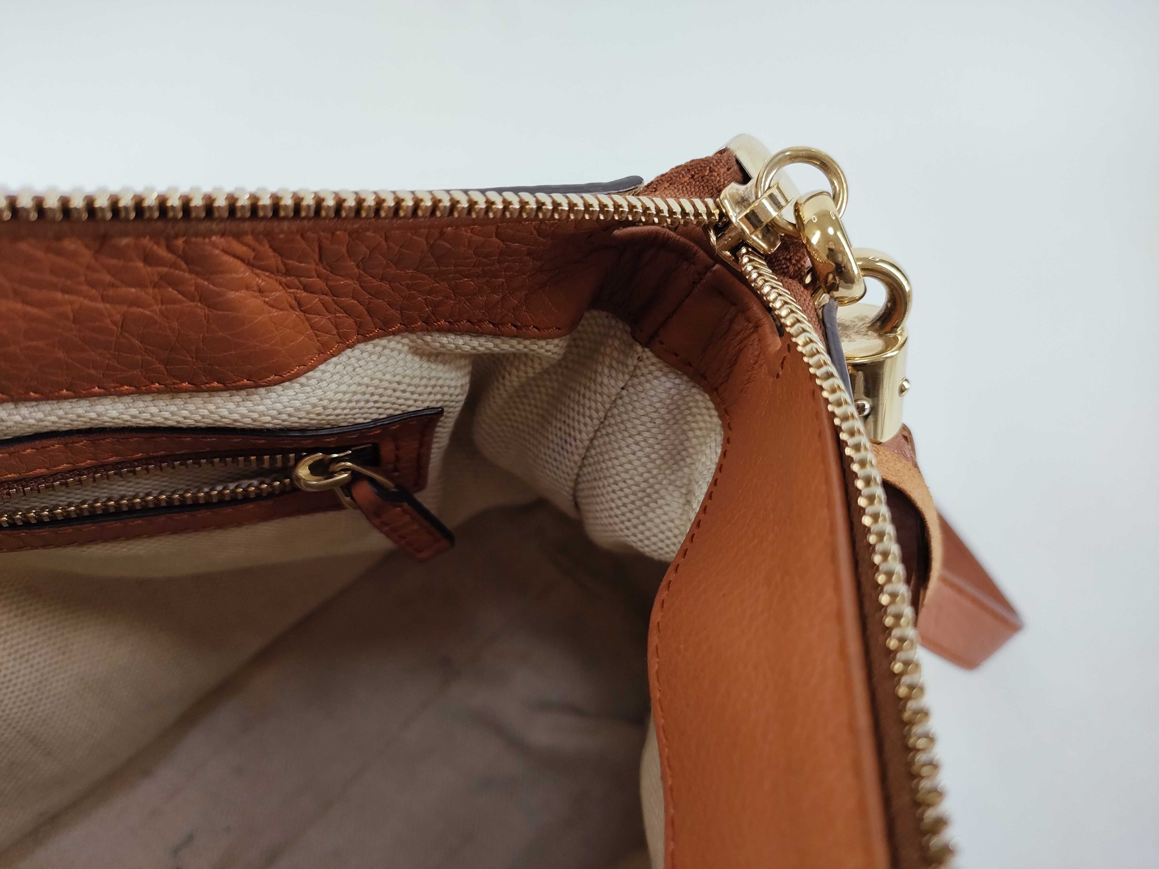 Gucci Soho Tassel 2-Way Bag Cognac Leather 3427