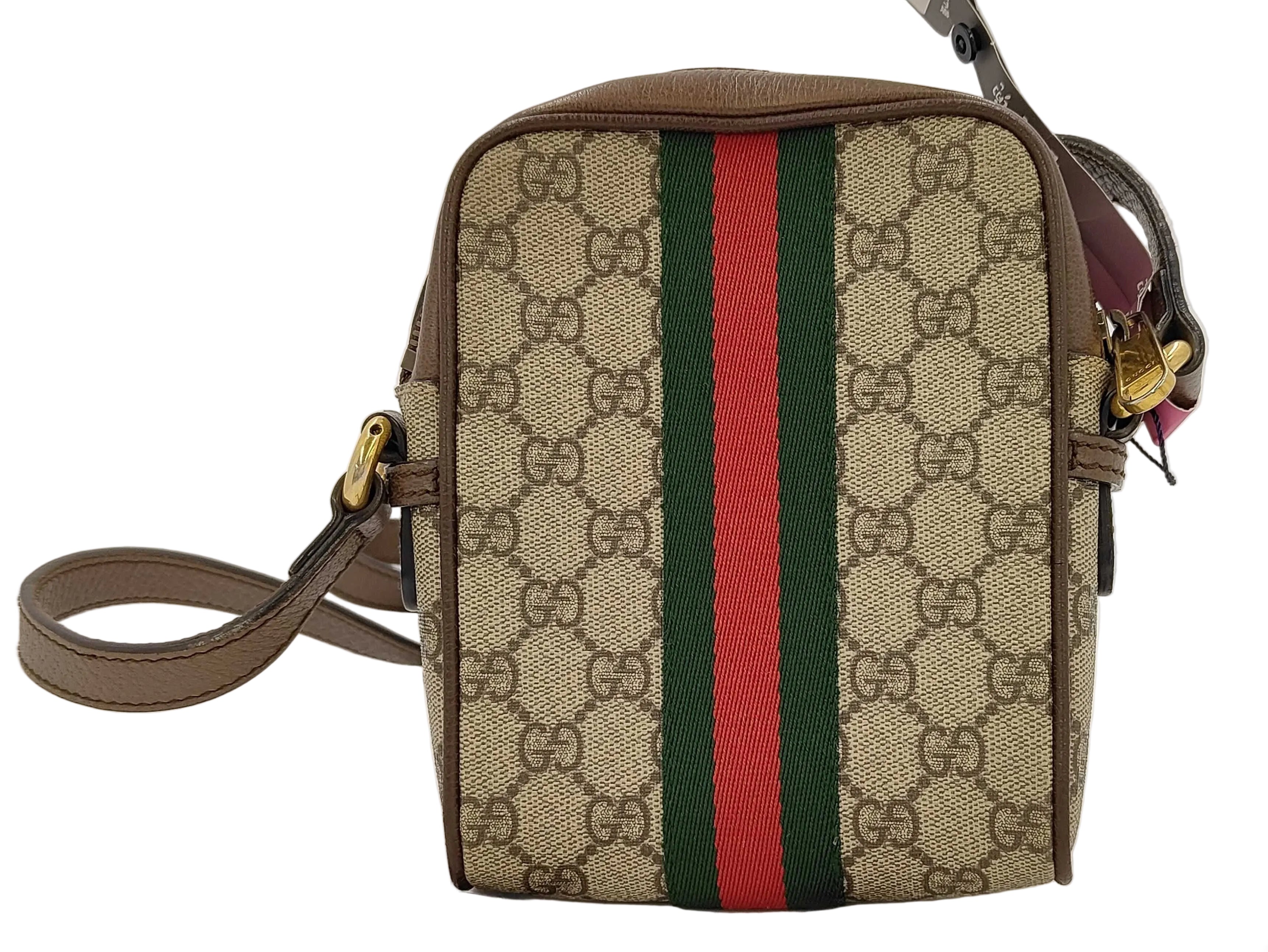 Gucci Ophidia Crossbody Bag GG Supreme Sherry Line 3428